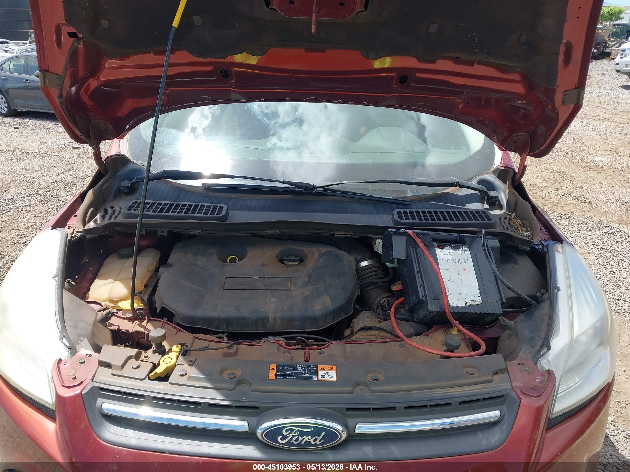 2015 Ford Escape Se Red vin: 1FMCU0G95FUB96116