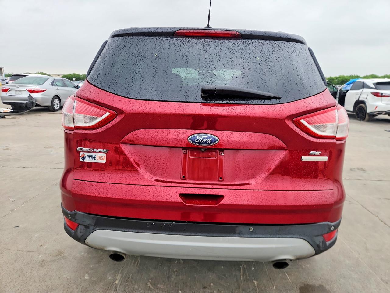 2015 Ford Escape Se Красный vin: 1FMCU0G95FUC88116