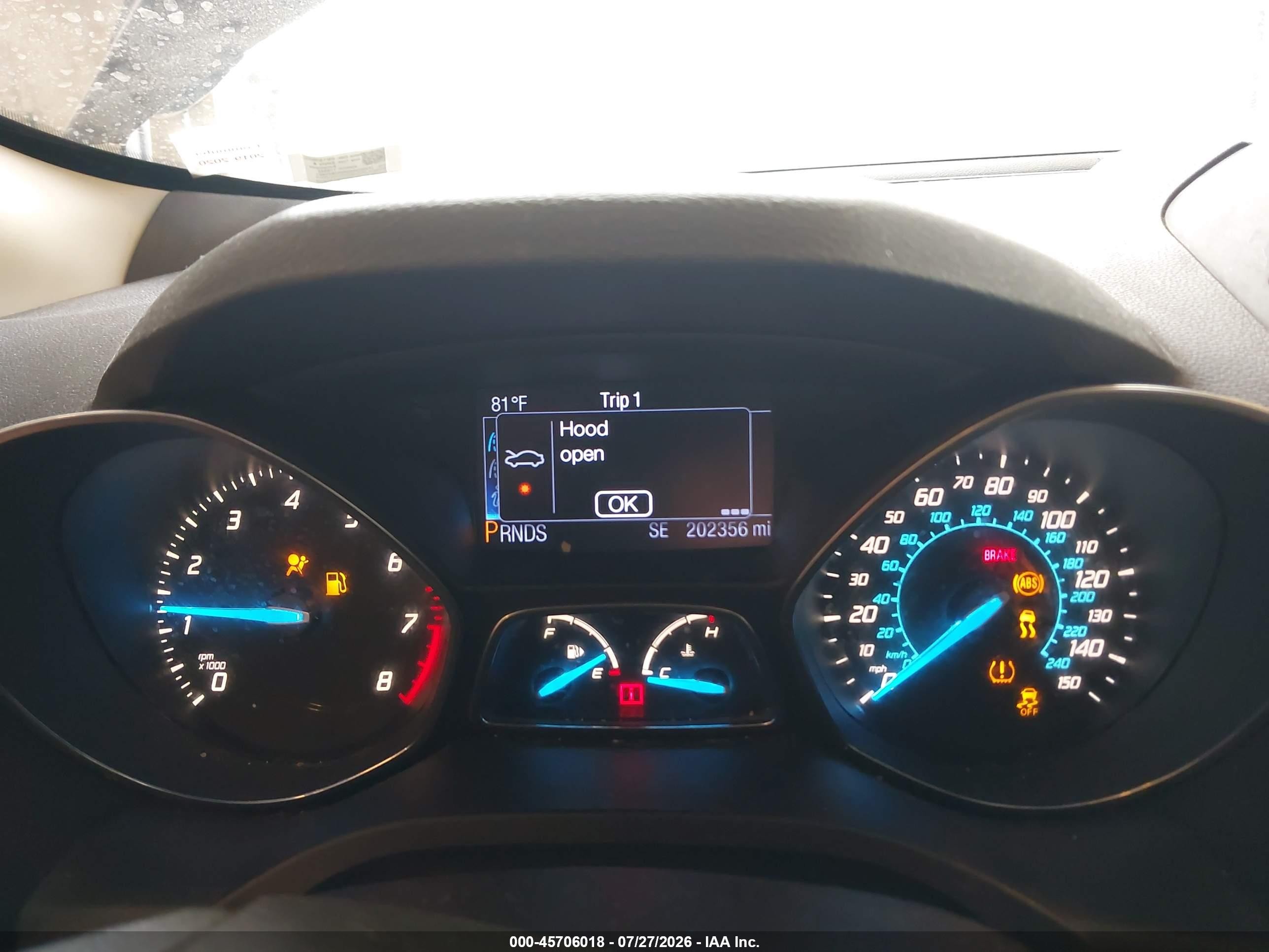 2013 Ford Escape Se Blue vin: 1FMCU0G96DUB22801