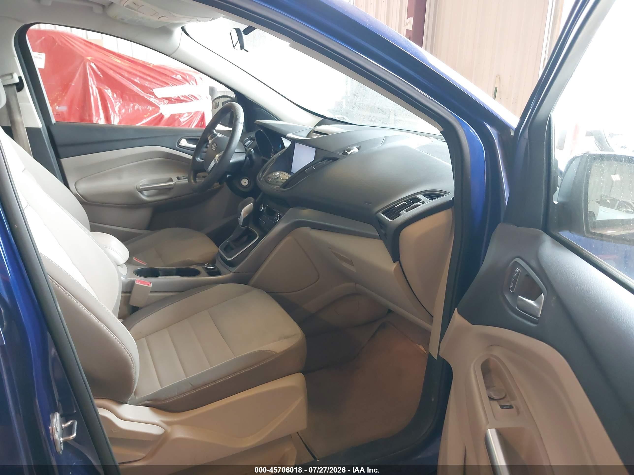 2013 Ford Escape Se Blue vin: 1FMCU0G96DUB22801