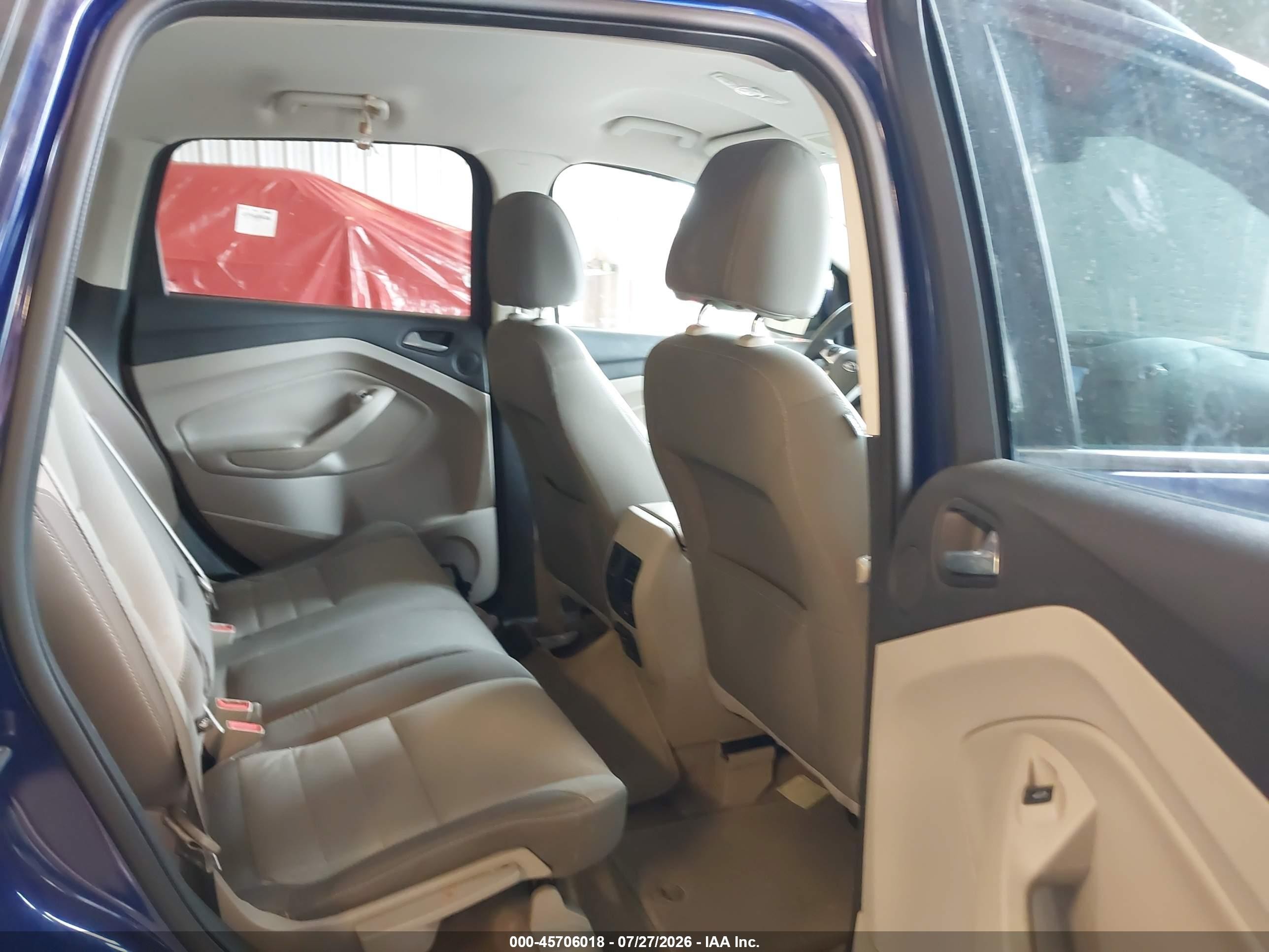 2013 Ford Escape Se Blue vin: 1FMCU0G96DUB22801