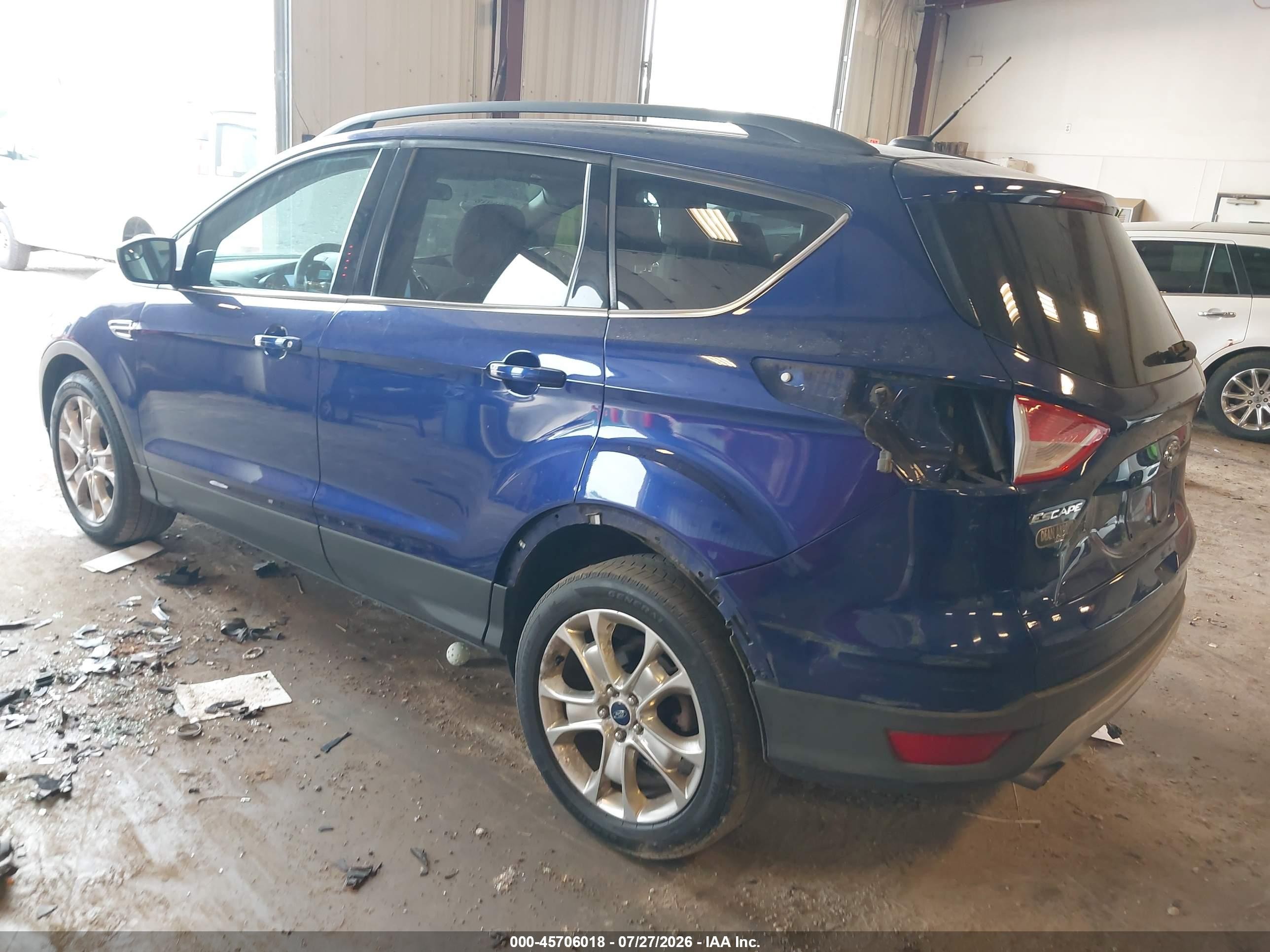 2013 Ford Escape Se Blue vin: 1FMCU0G96DUB22801