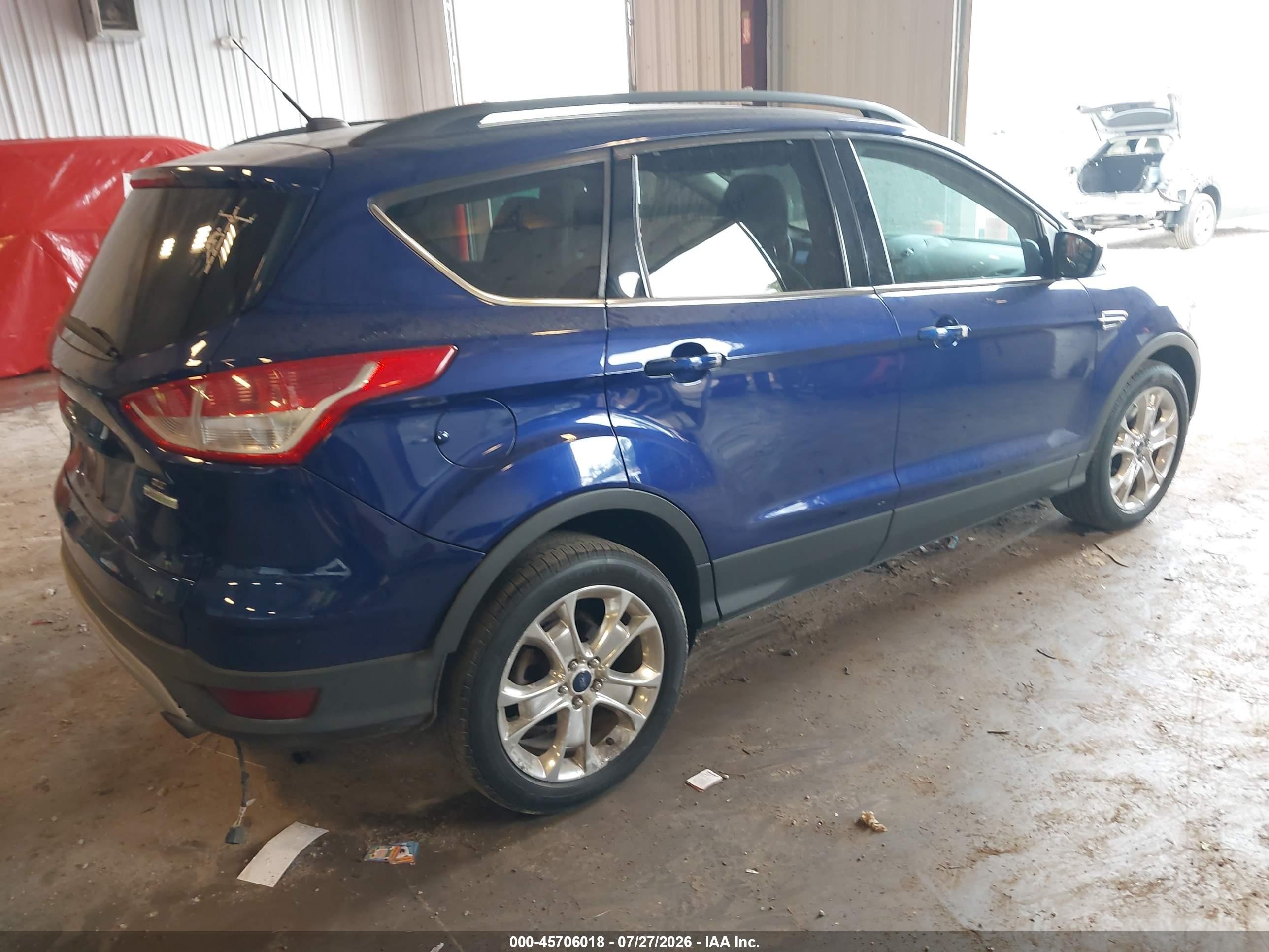 2013 Ford Escape Se Blue vin: 1FMCU0G96DUB22801