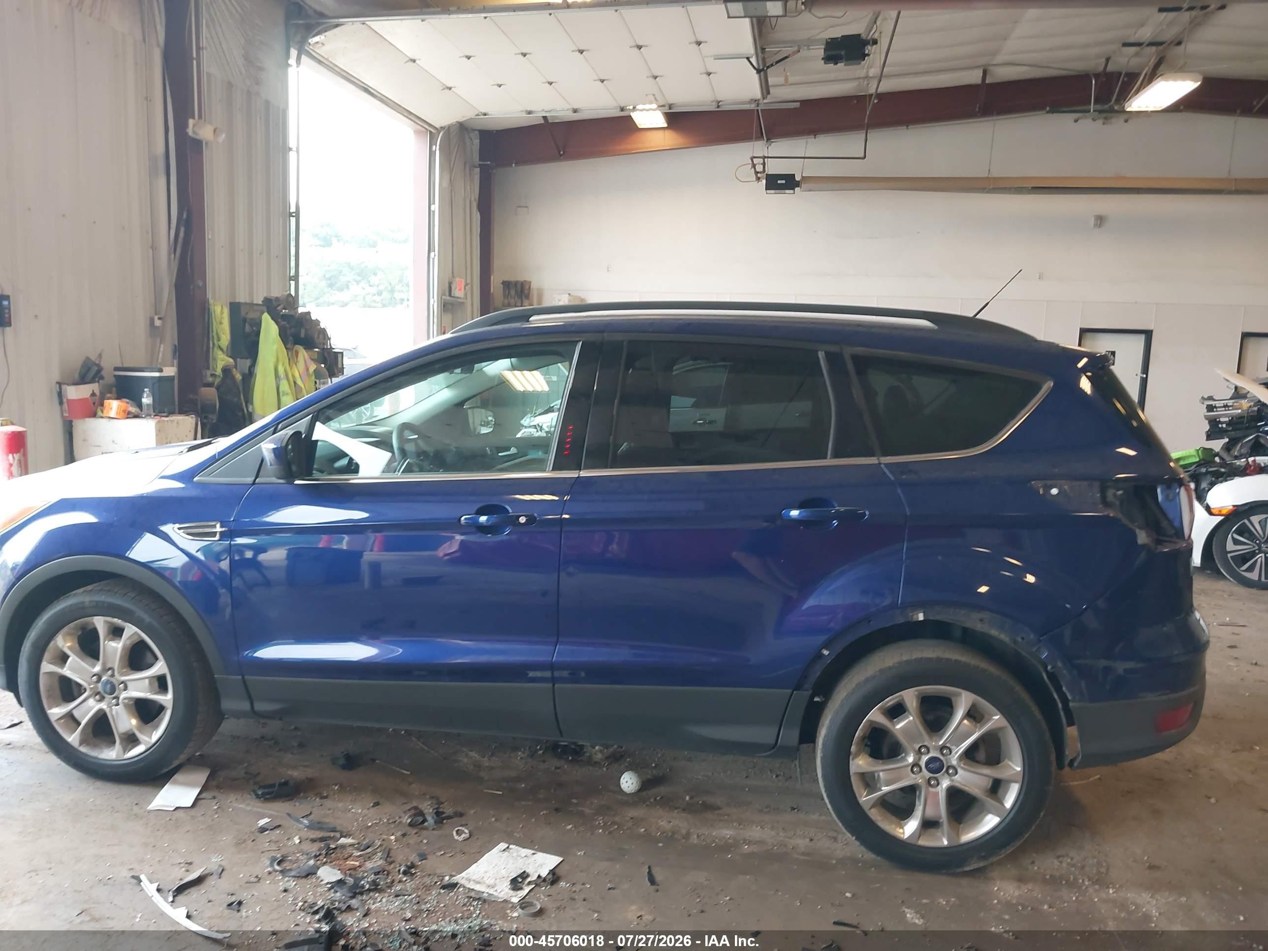 2013 Ford Escape Se Blue vin: 1FMCU0G96DUB22801