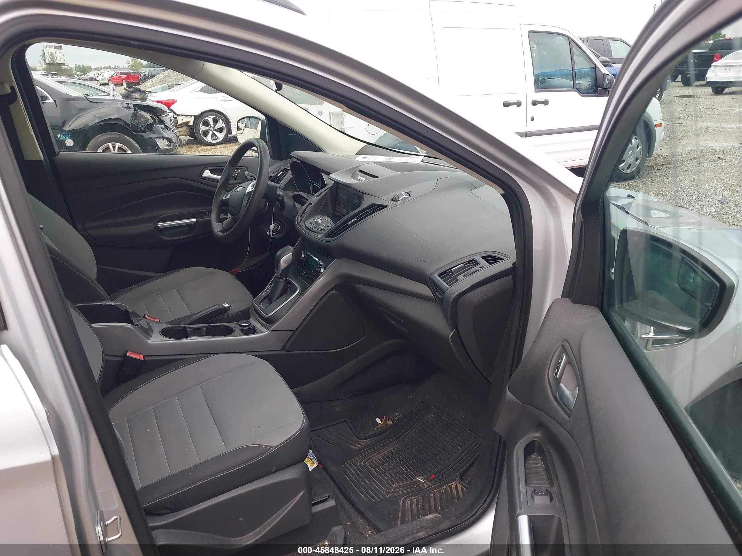 2013 Ford Escape Se Silver vin: 1FMCU0G96DUC11560