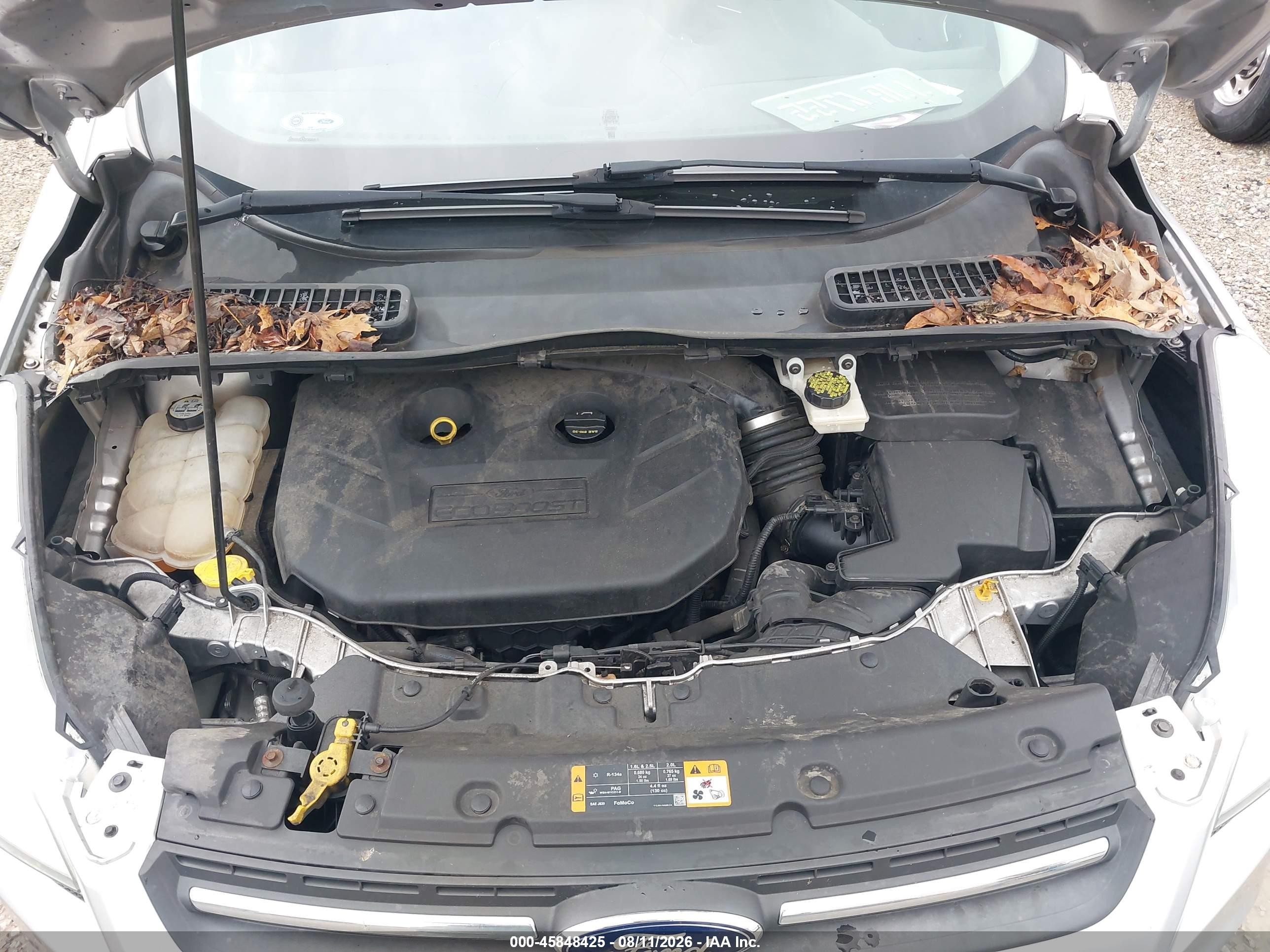 2013 Ford Escape Se Silver vin: 1FMCU0G96DUC11560