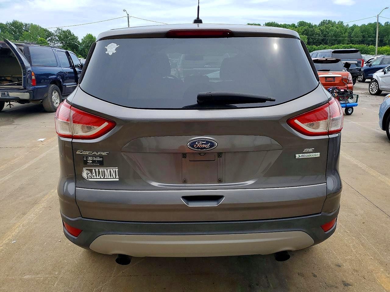 2014 Ford Escape Se Gray vin: 1FMCU0G96EUB70560