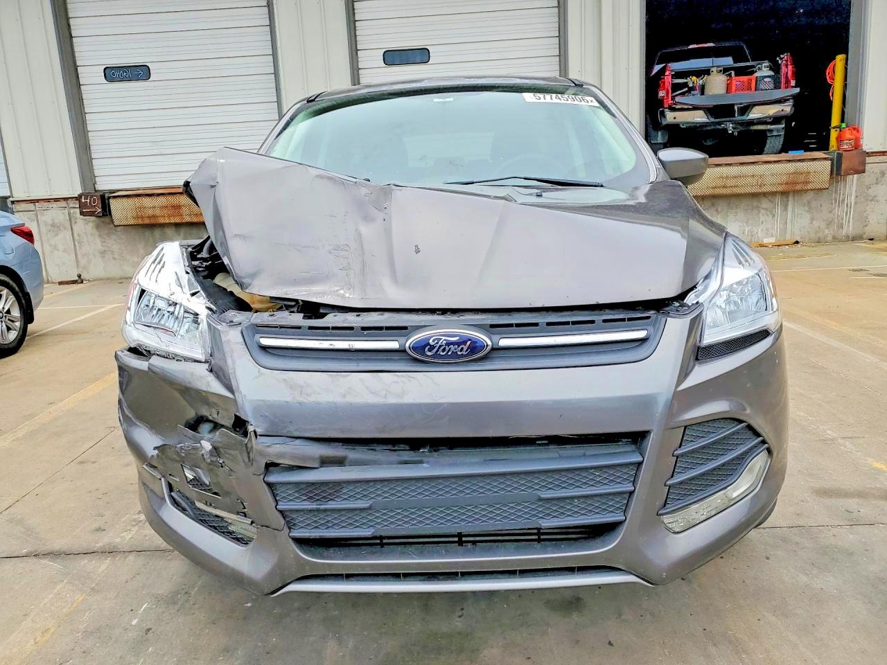2014 Ford Escape Se Gray vin: 1FMCU0G96EUB70560