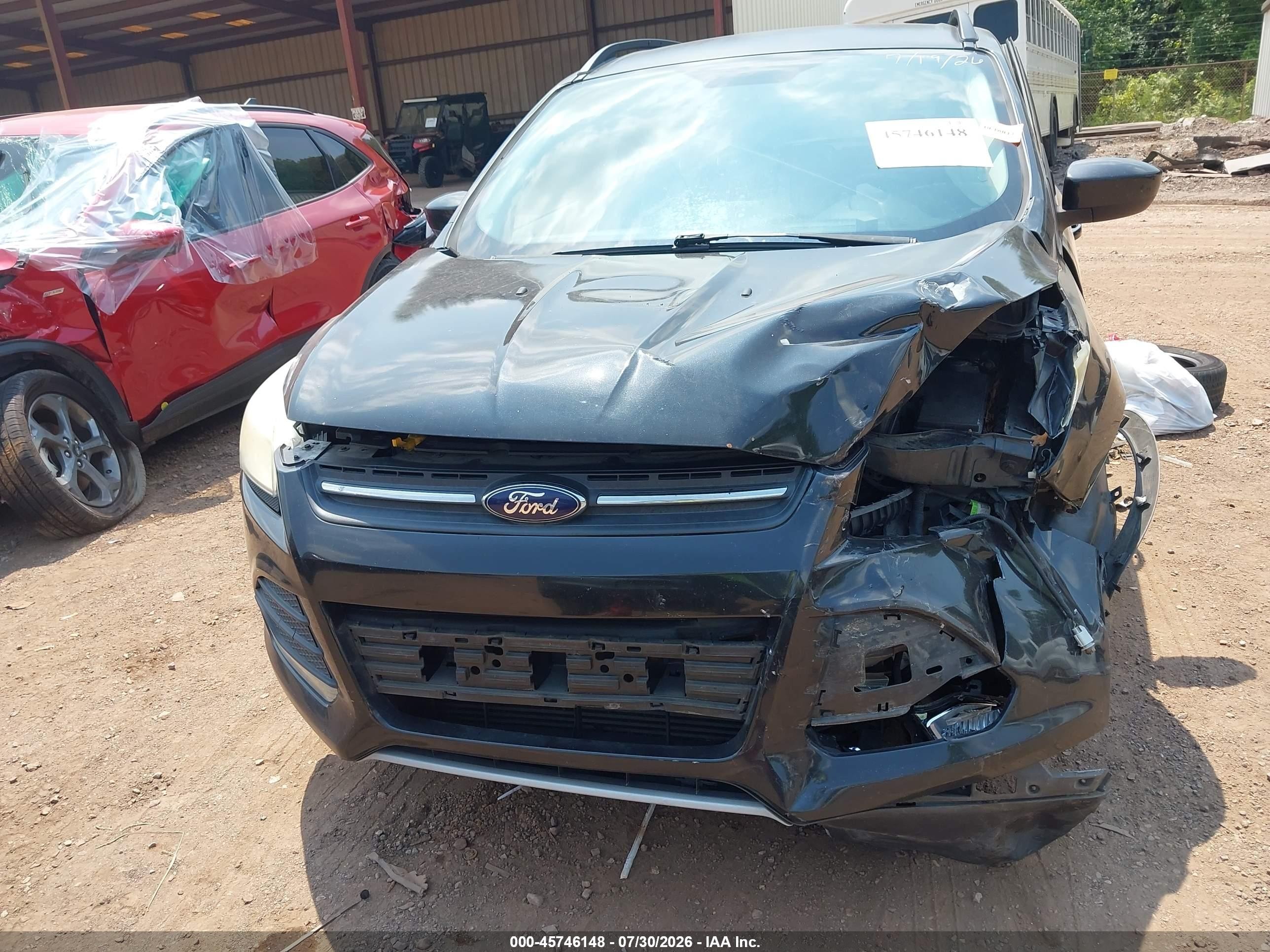 2014 Ford Escape Se Black vin: 1FMCU0G96EUB70770