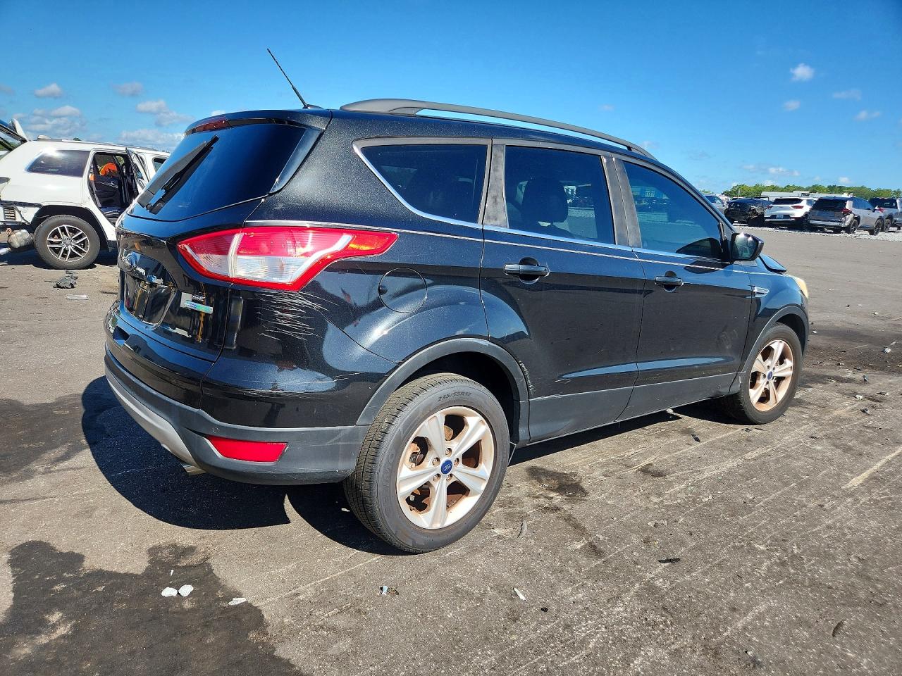2014 Ford Escape Se Black vin: 1FMCU0G96EUC73171