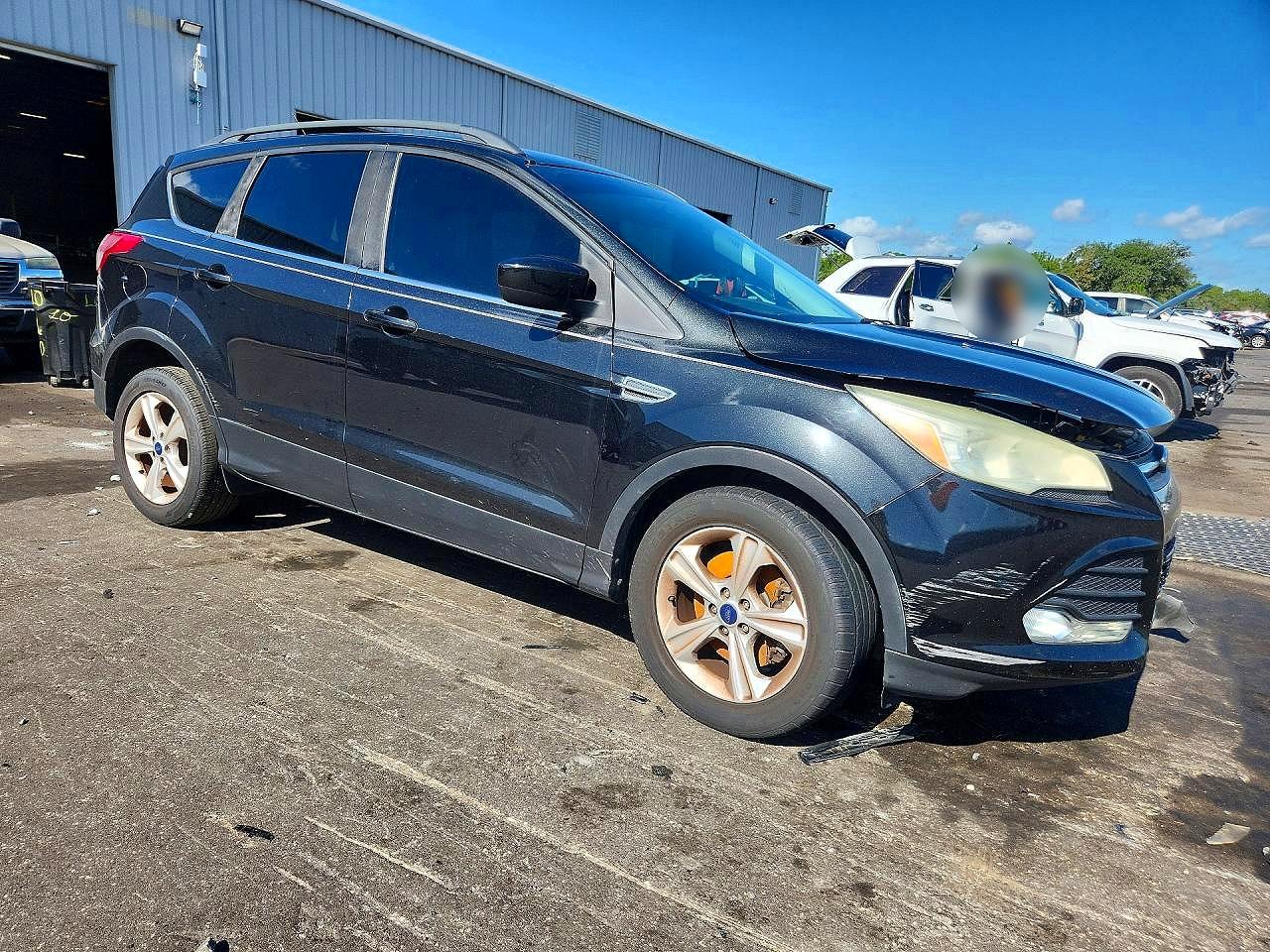 2014 Ford Escape Se Black vin: 1FMCU0G96EUC73171