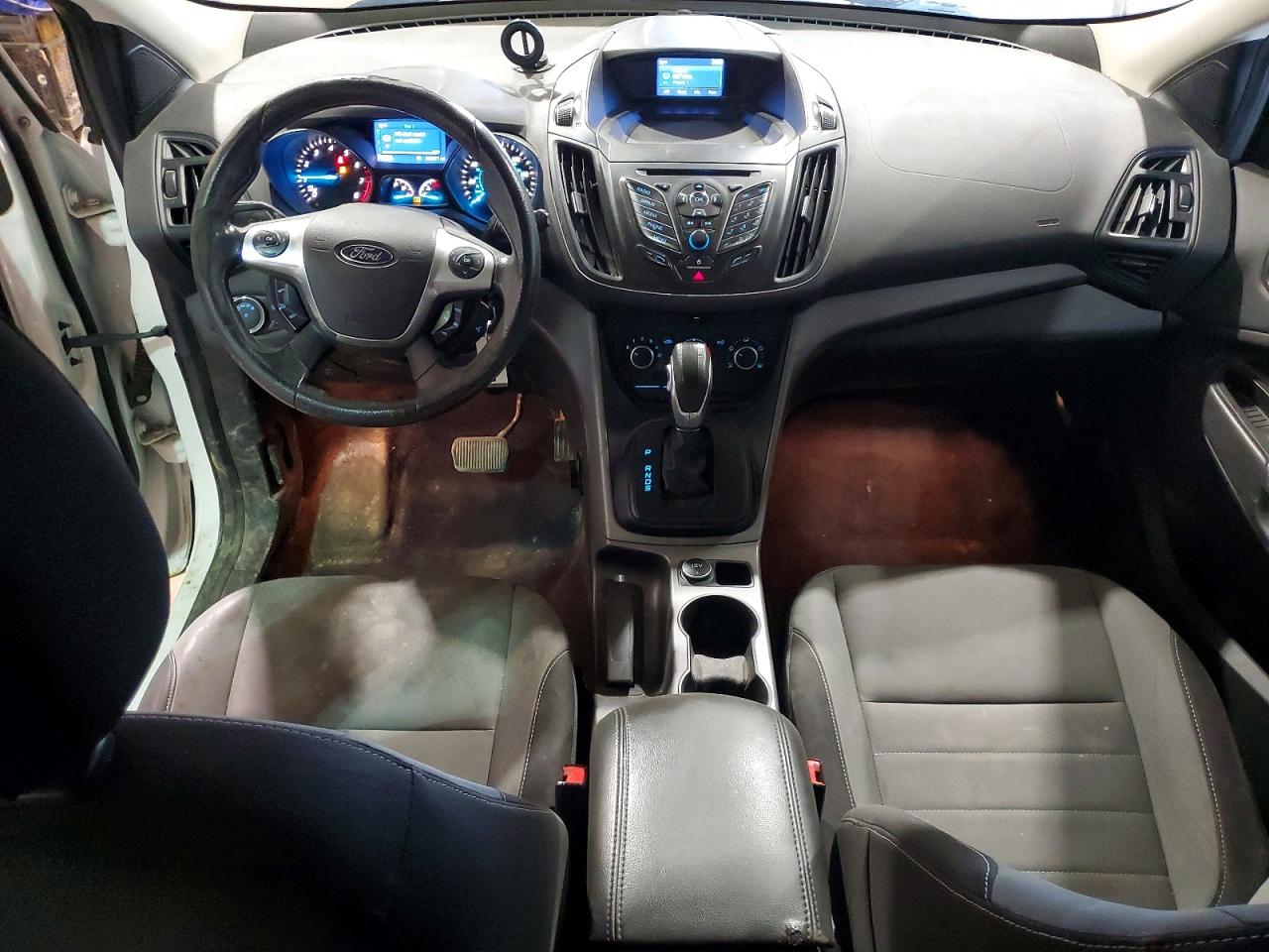 2014 Ford Escape Se White vin: 1FMCU0G96EUD15810