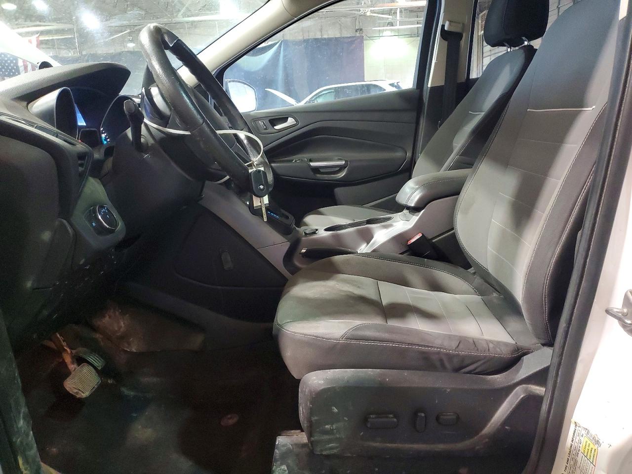 2014 Ford Escape Se White vin: 1FMCU0G96EUD15810