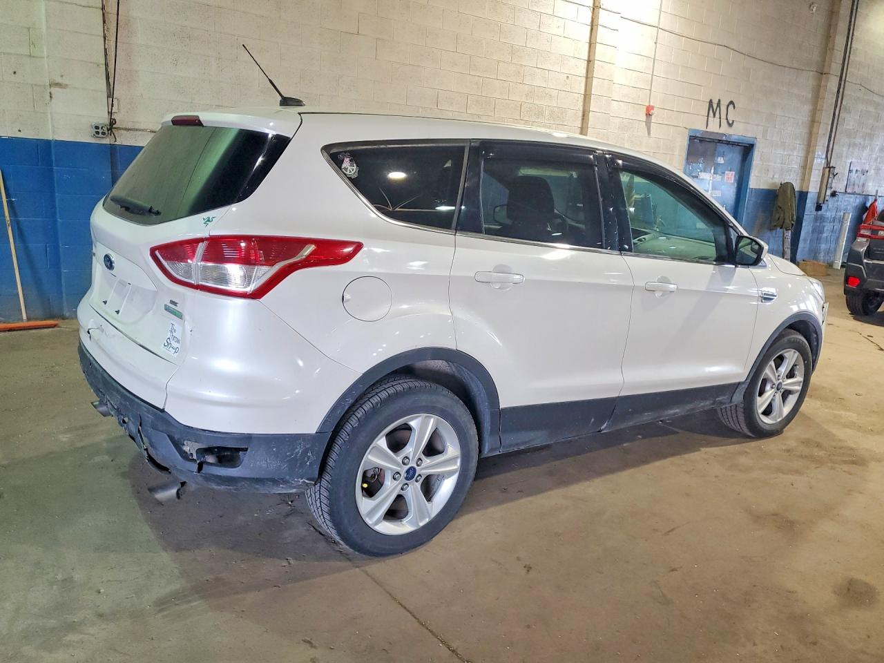 2014 Ford Escape Se White vin: 1FMCU0G96EUD15810