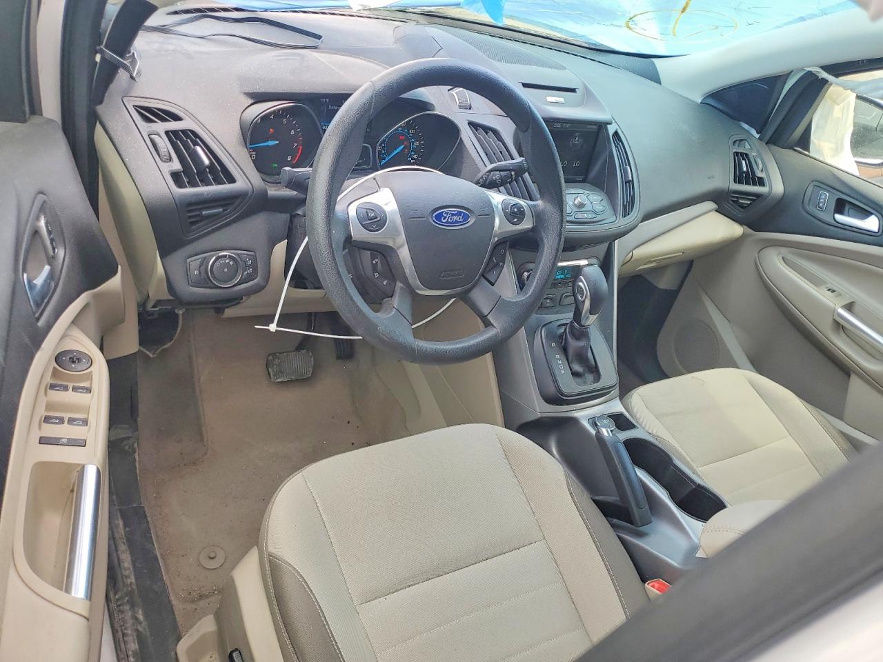 2014 Ford Escape Se White vin: 1FMCU0G96EUE57414