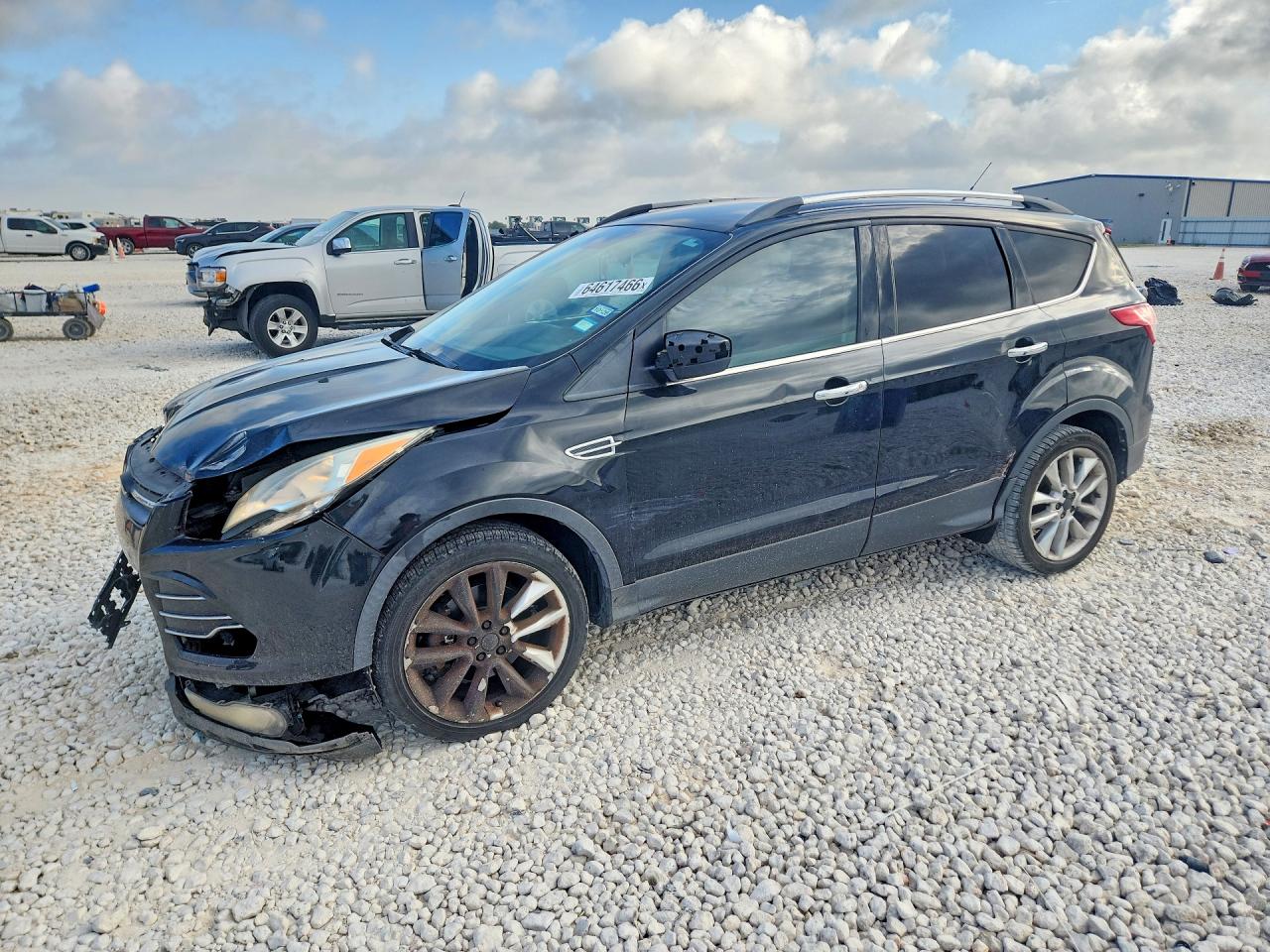 2015 Ford Escape Se Черный vin: 1FMCU0G96FUB29783