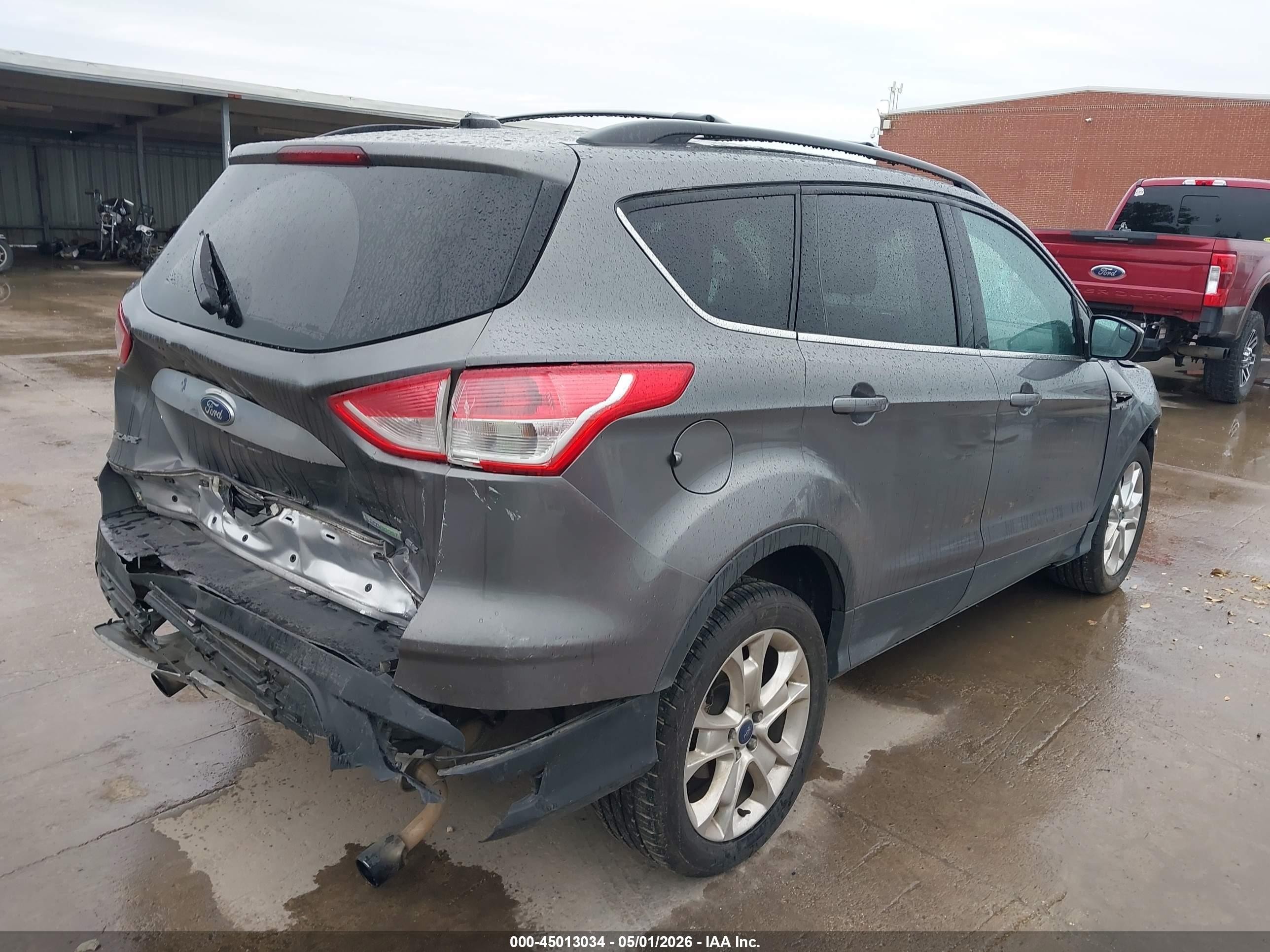 2013 Ford Escape Se Gray vin: 1FMCU0G97DUD09772