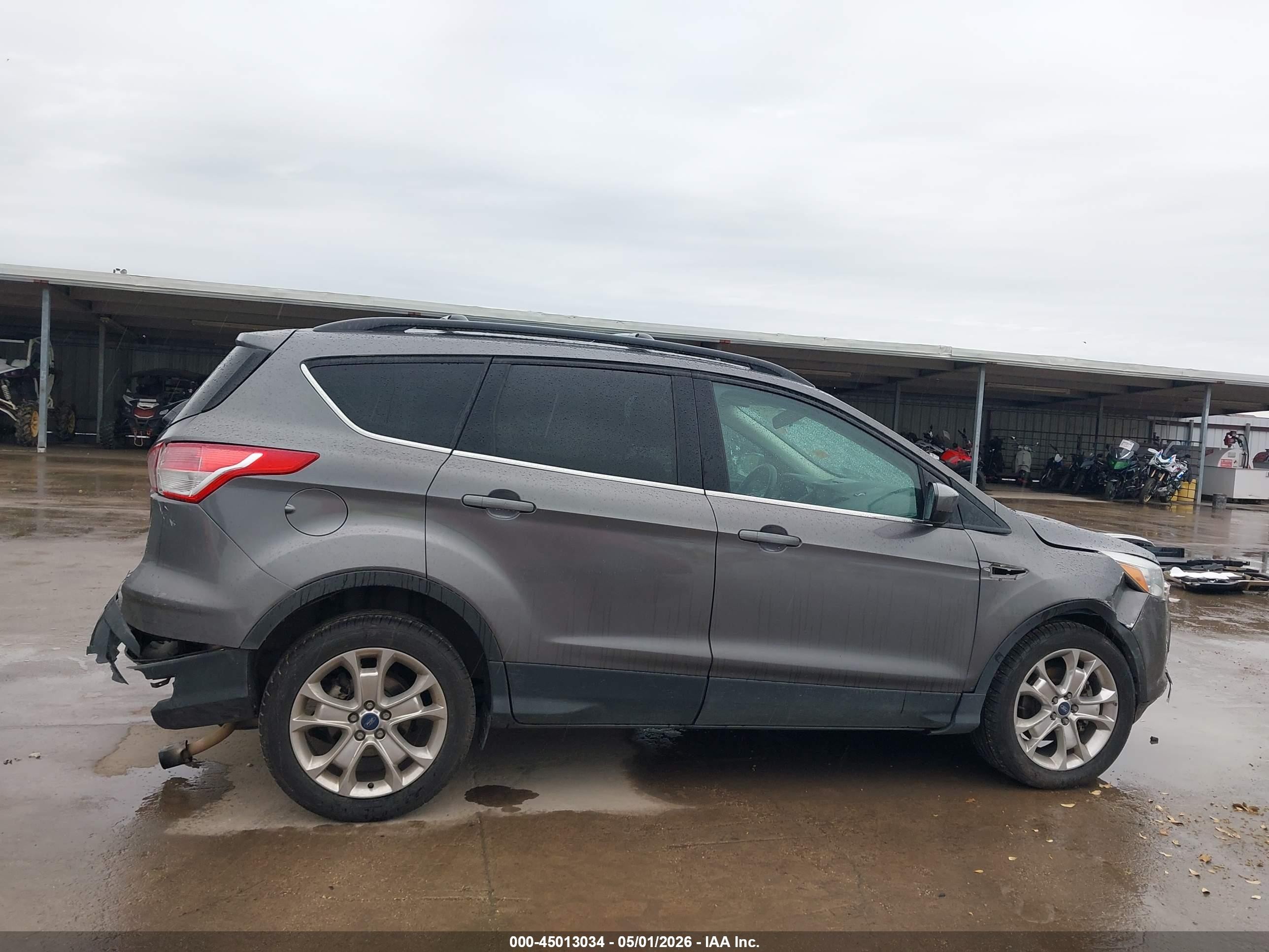 2013 Ford Escape Se Gray vin: 1FMCU0G97DUD09772