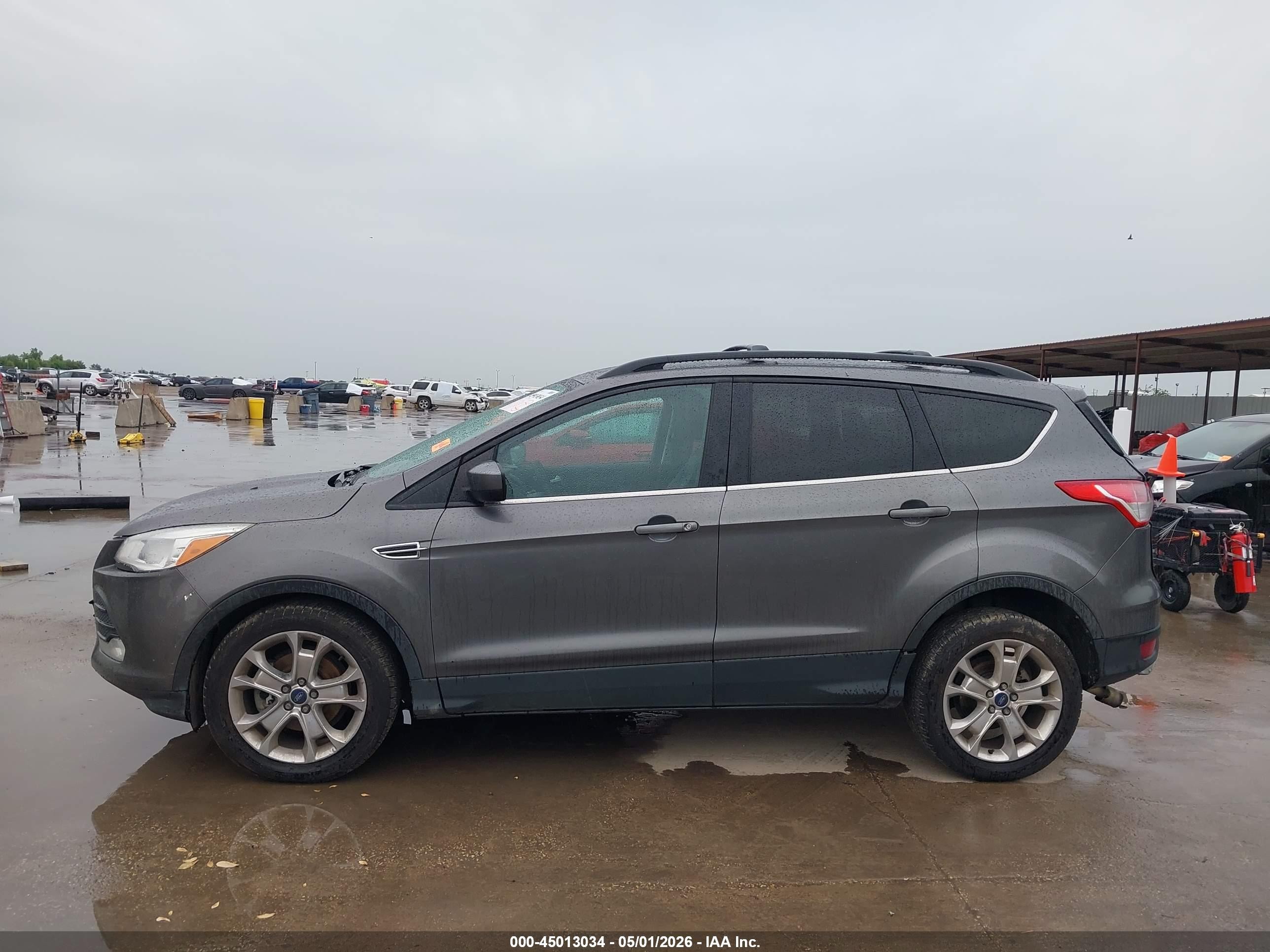 2013 Ford Escape Se Gray vin: 1FMCU0G97DUD09772