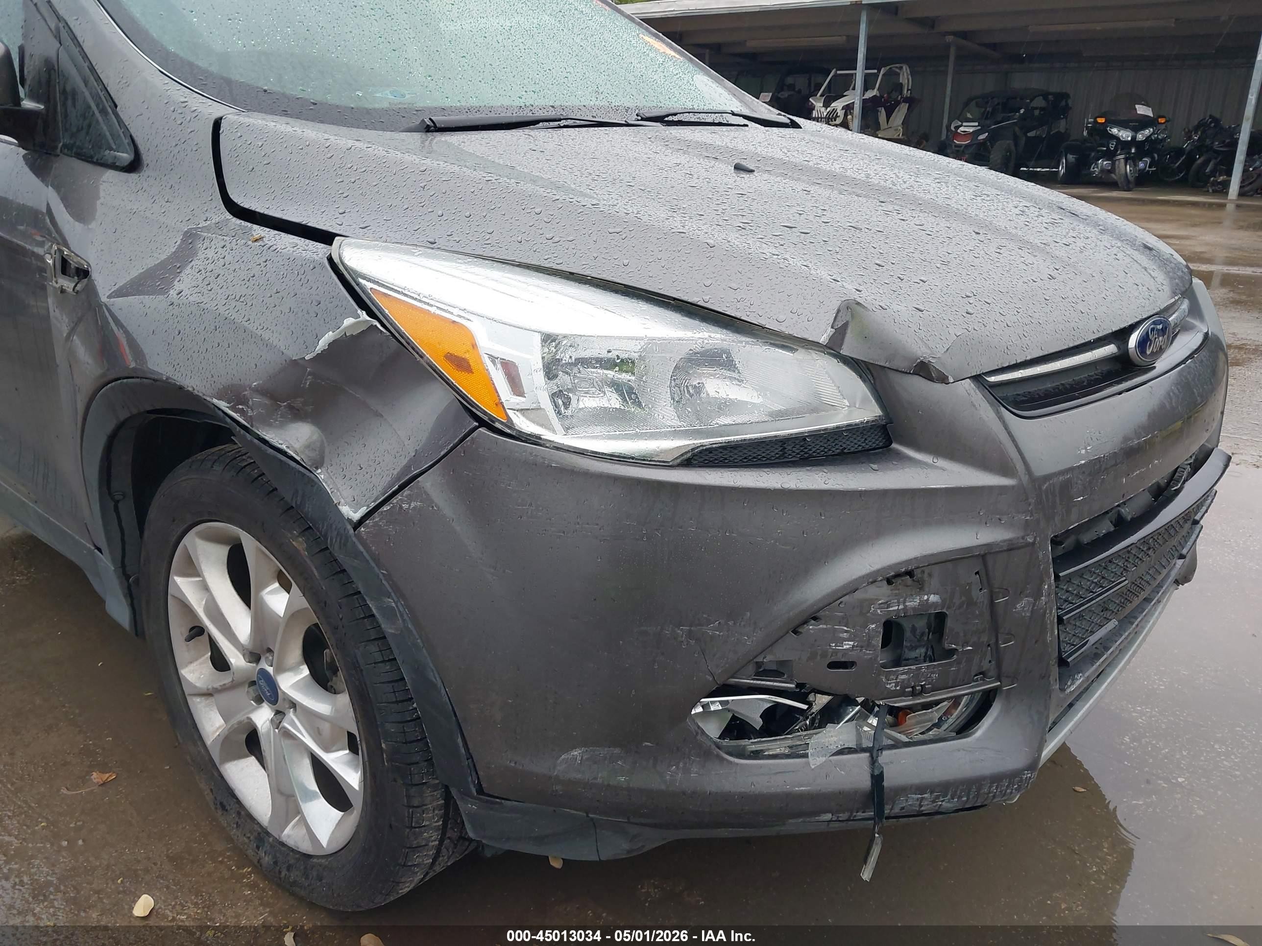 2013 Ford Escape Se Gray vin: 1FMCU0G97DUD09772