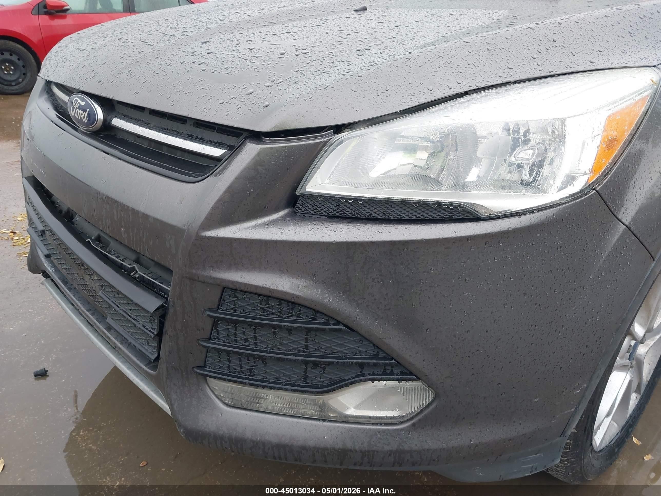 2013 Ford Escape Se Gray vin: 1FMCU0G97DUD09772