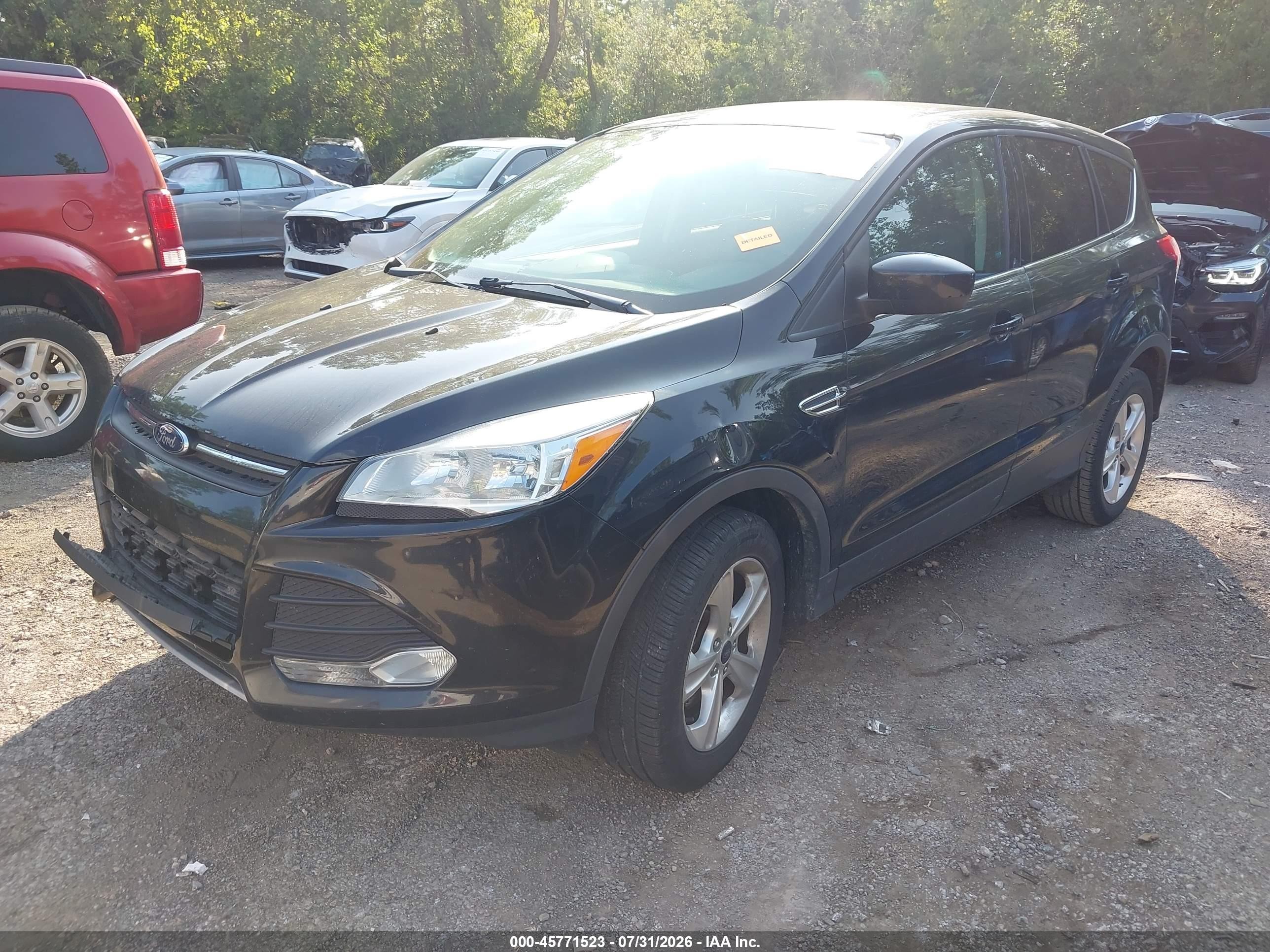 2013 Ford Escape Se Black vin: 1FMCU0G97DUD22814