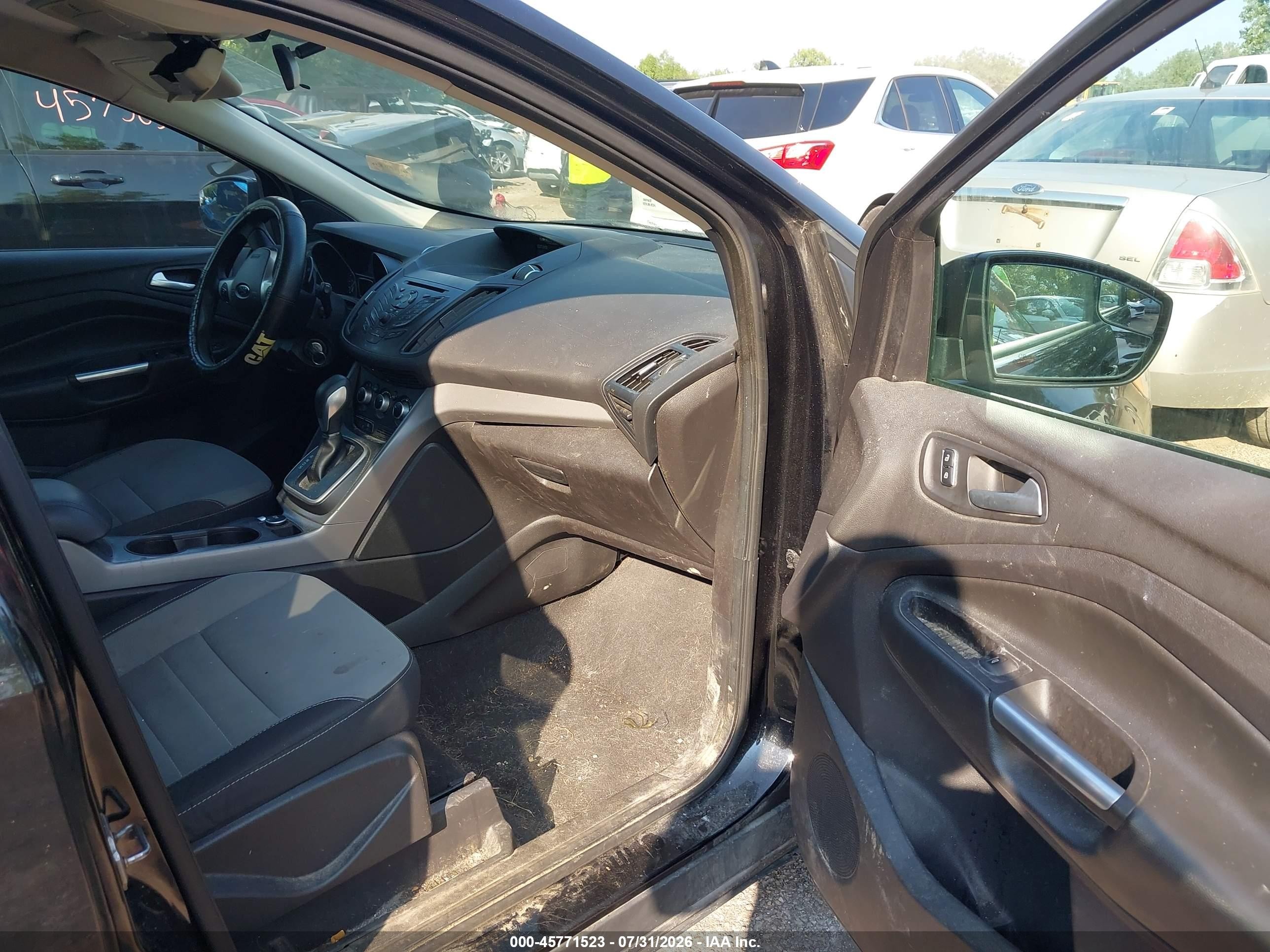 2013 Ford Escape Se Black vin: 1FMCU0G97DUD22814