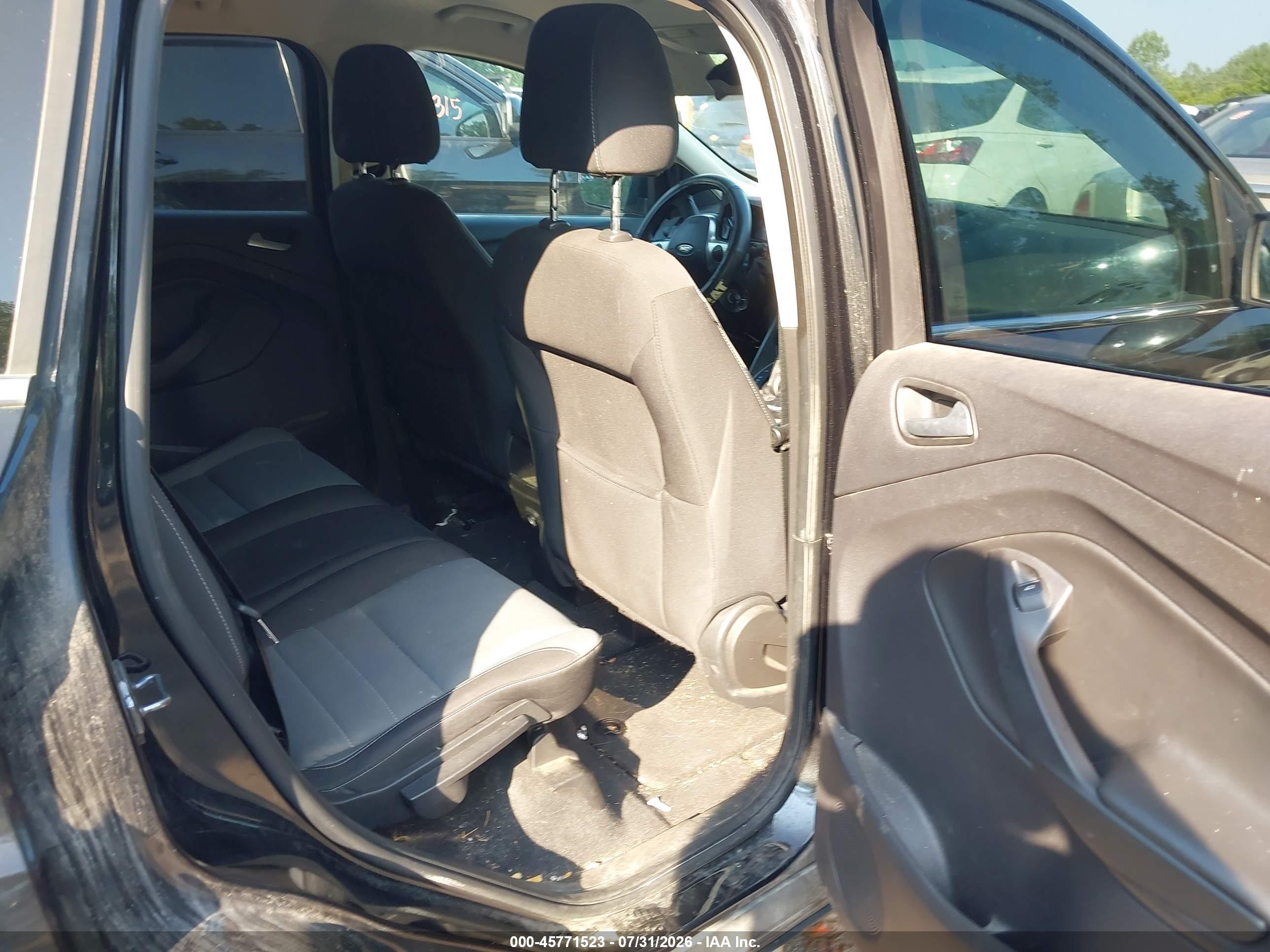 2013 Ford Escape Se Black vin: 1FMCU0G97DUD22814
