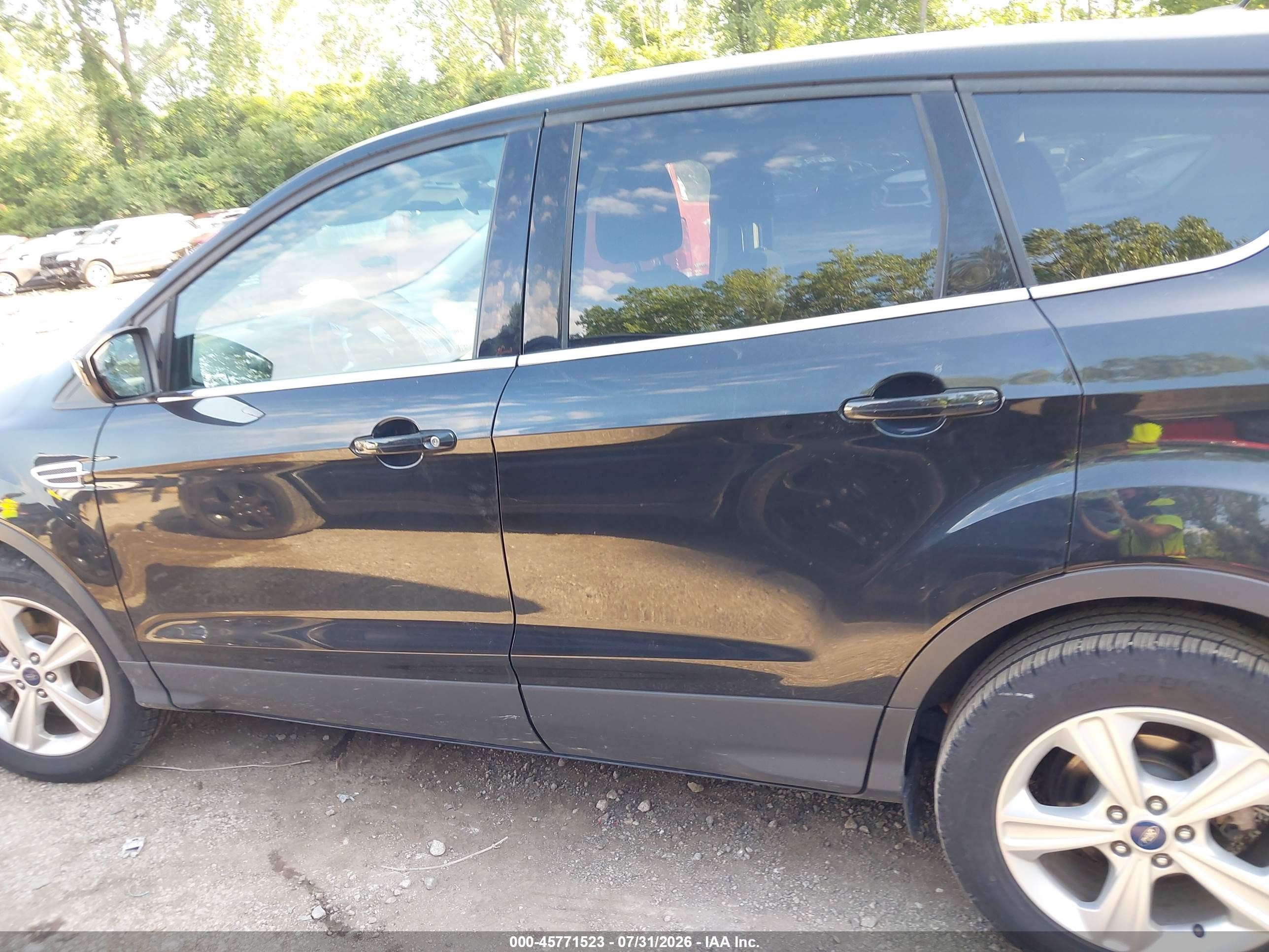2013 Ford Escape Se Black vin: 1FMCU0G97DUD22814