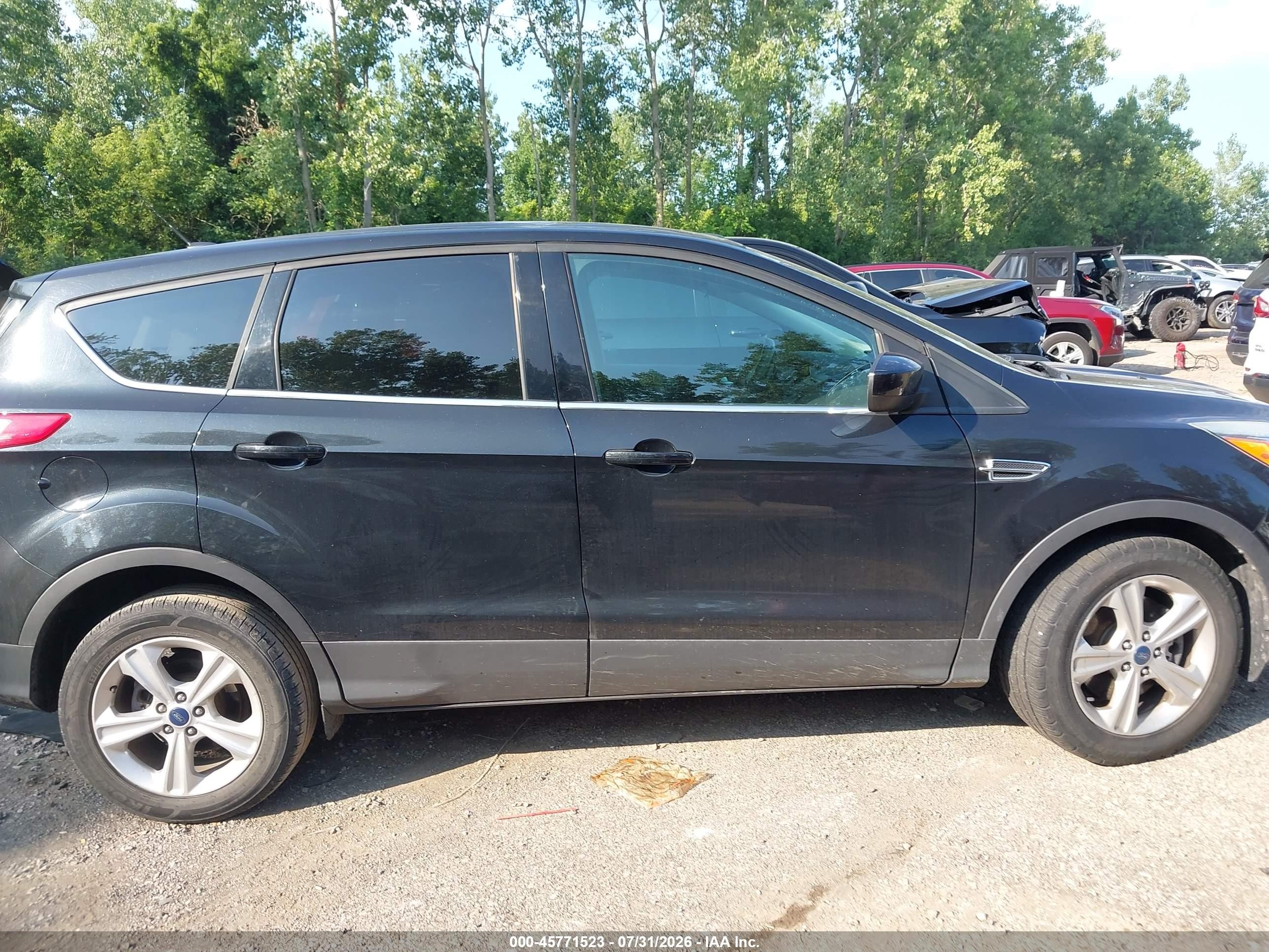 2013 Ford Escape Se Black vin: 1FMCU0G97DUD22814