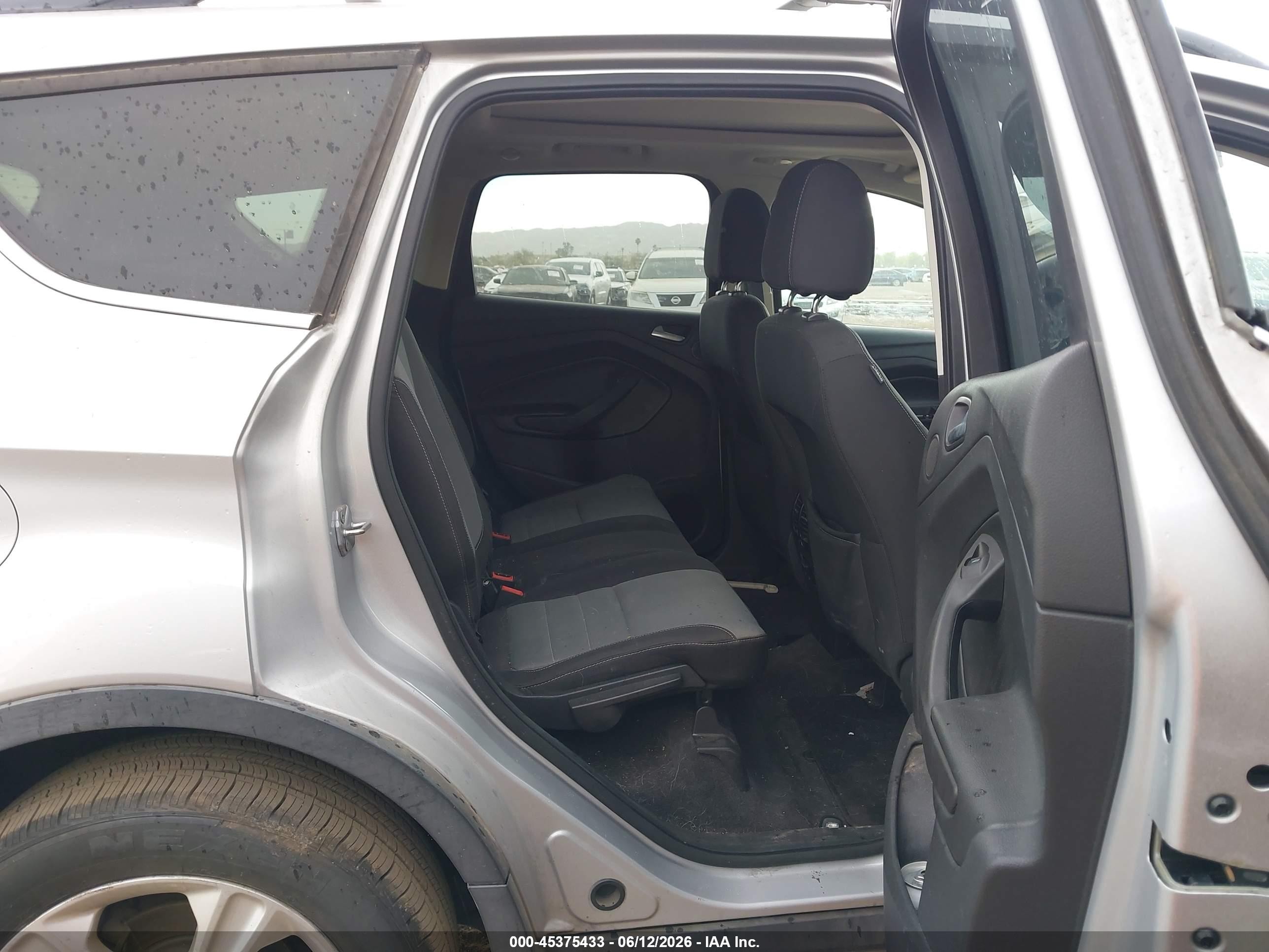 2013 Ford Escape Se Silver vin: 1FMCU0G97DUD70071
