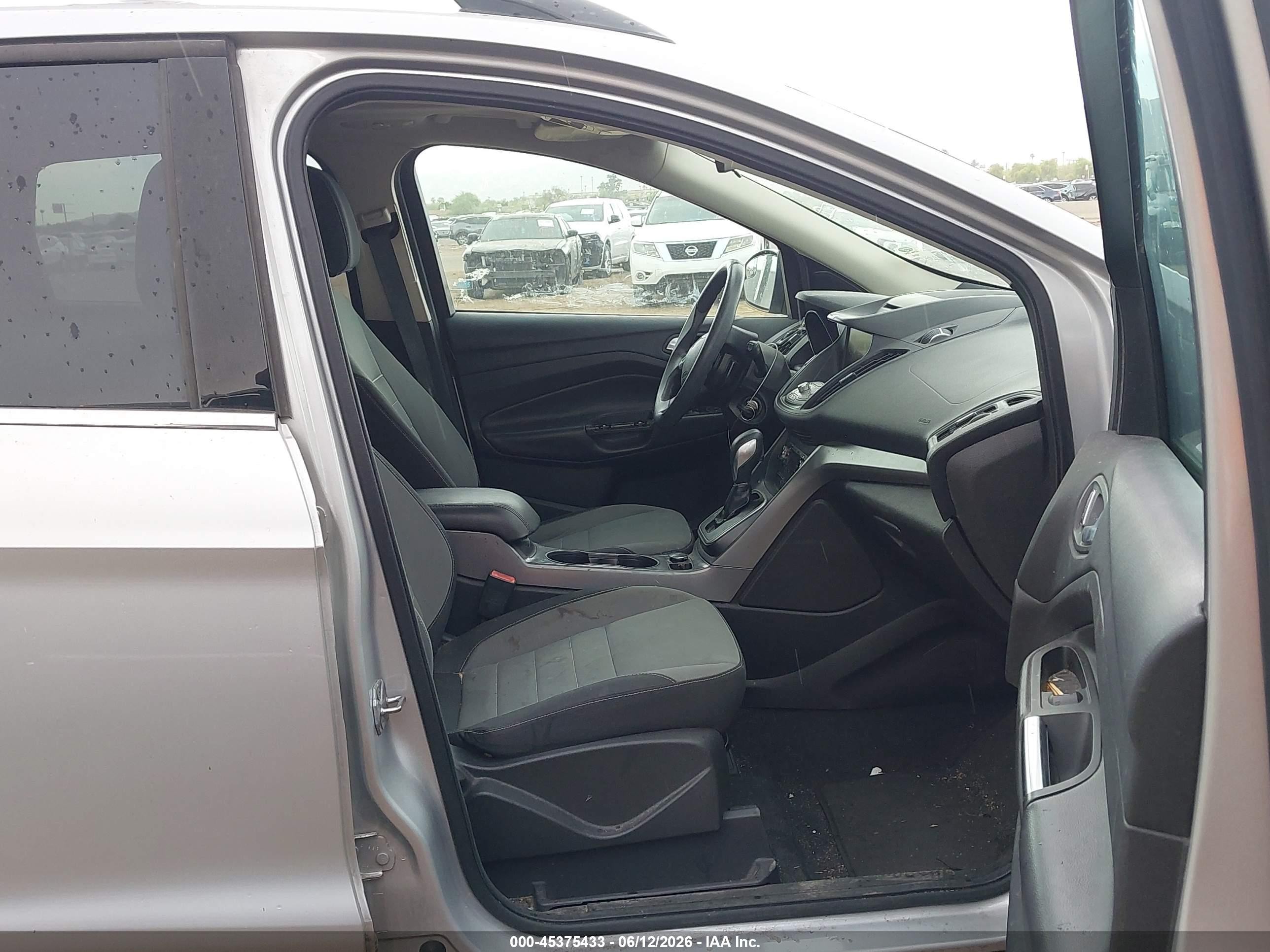 2013 Ford Escape Se Silver vin: 1FMCU0G97DUD70071