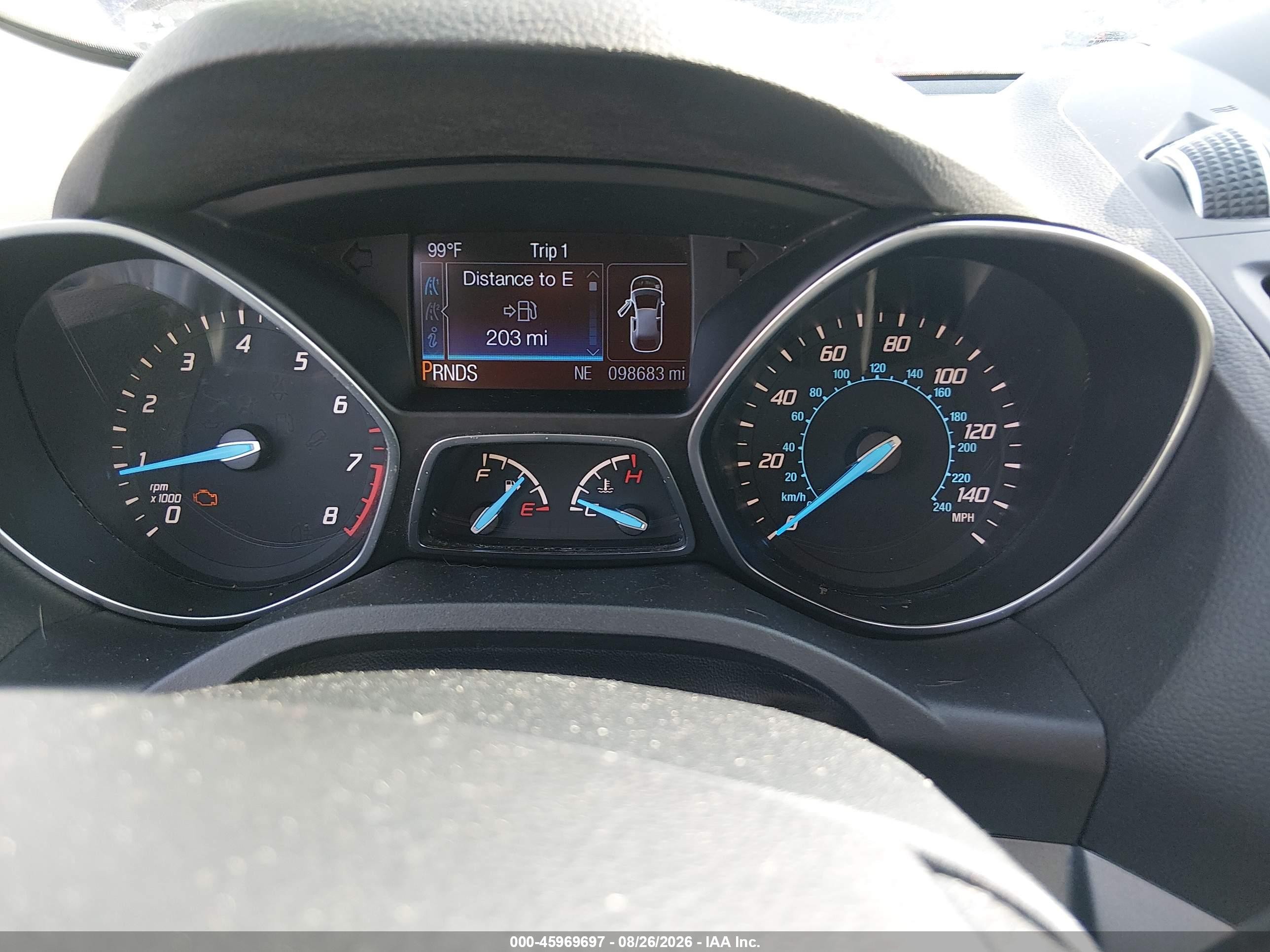 2014 Ford Escape Se Синий vin: 1FMCU0G97EUA44210