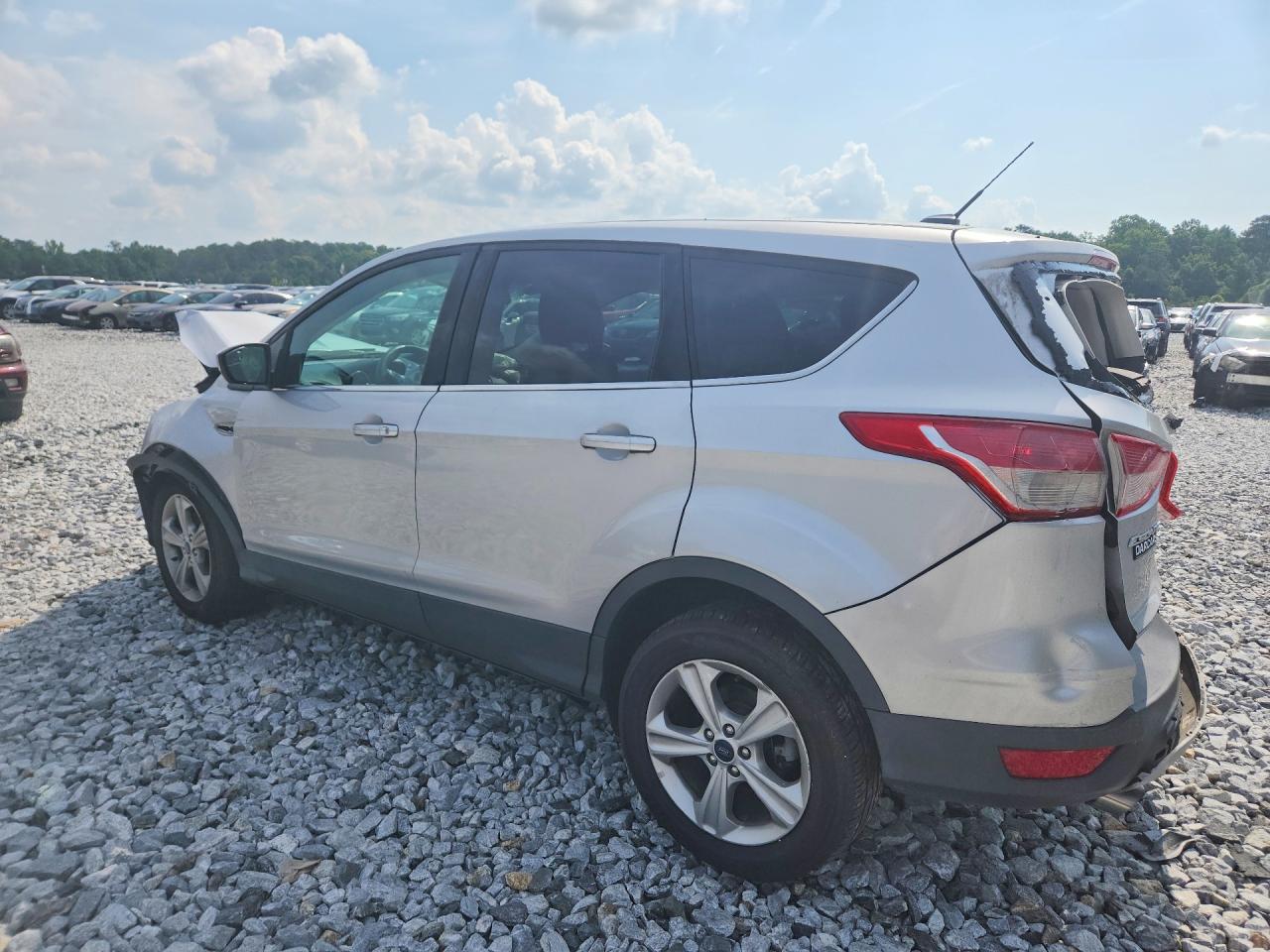 2014 Ford Escape Se Silver vin: 1FMCU0G97EUA85548