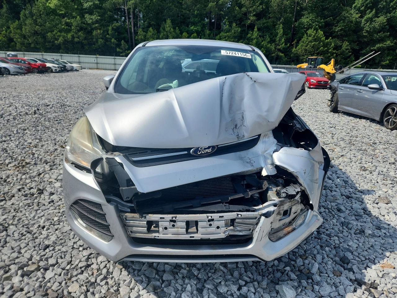 2014 Ford Escape Se Silver vin: 1FMCU0G97EUA85548