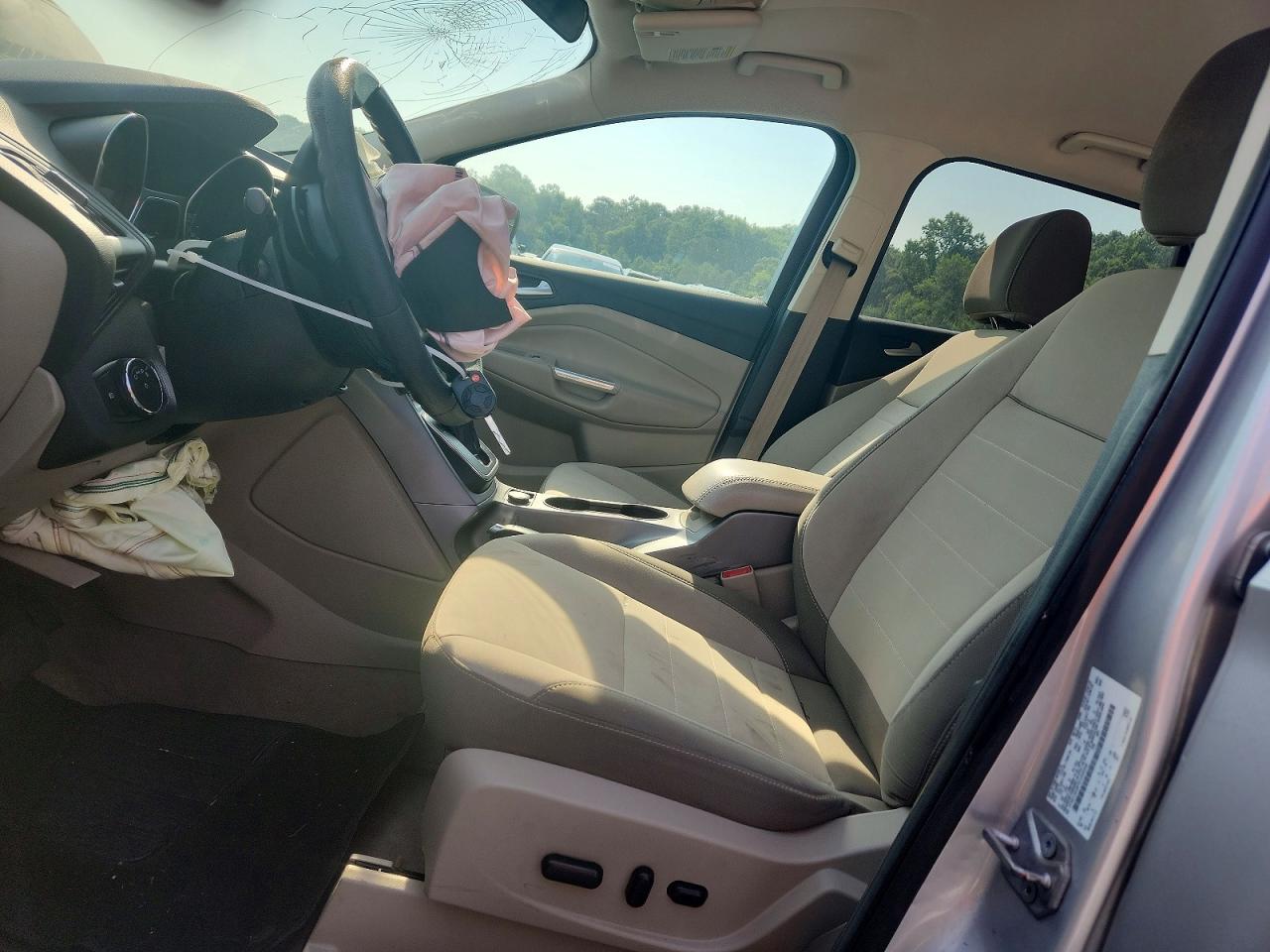 2014 Ford Escape Se Silver vin: 1FMCU0G97EUA85548