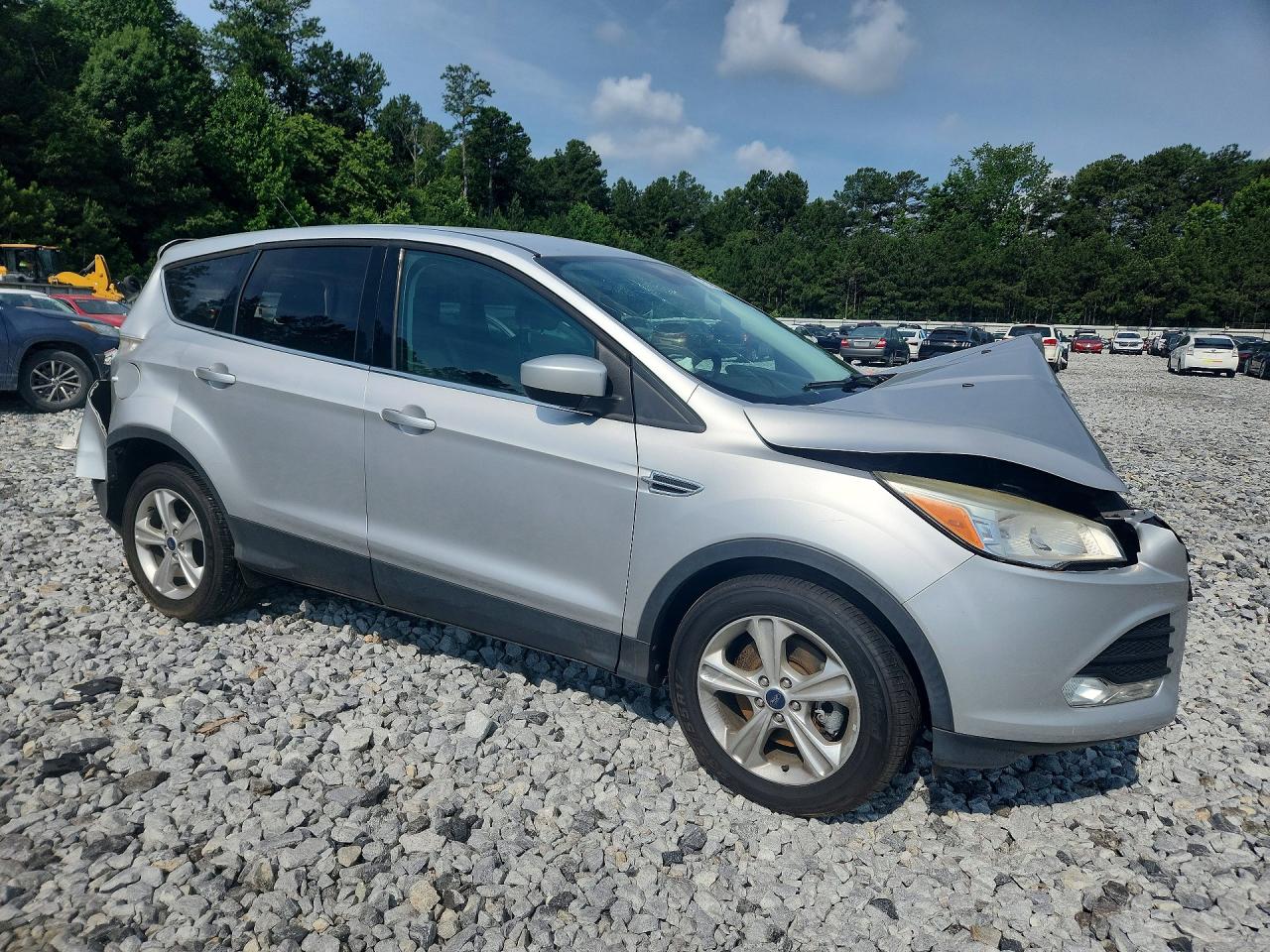 2014 Ford Escape Se Silver vin: 1FMCU0G97EUA85548