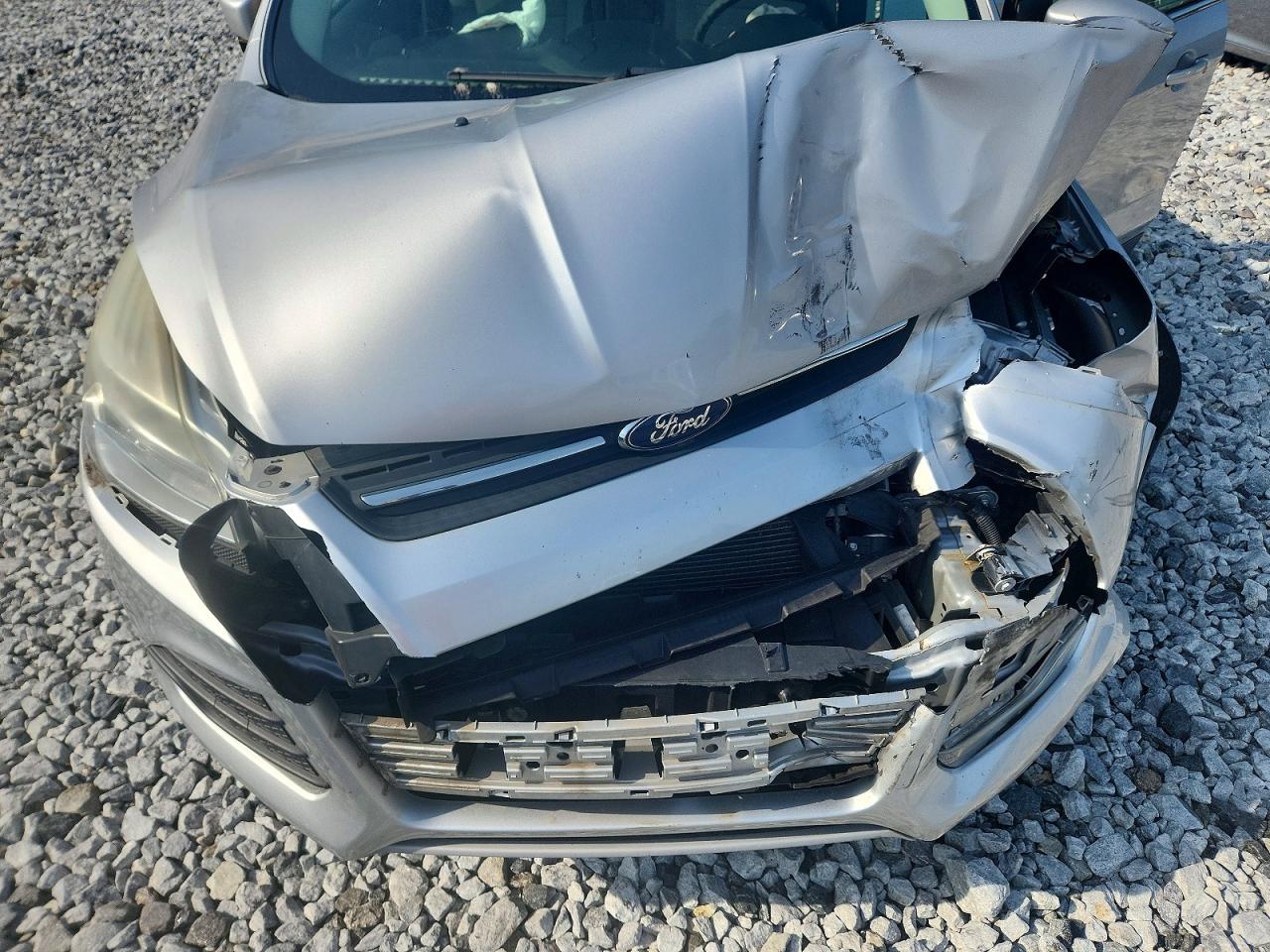 2014 Ford Escape Se Silver vin: 1FMCU0G97EUA85548