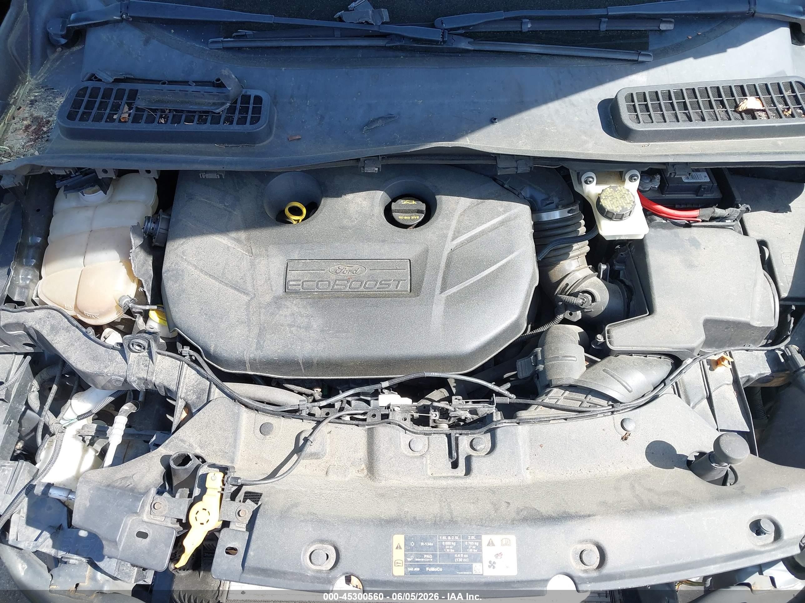 2014 Ford Escape Se Black vin: 1FMCU0G97EUC13853