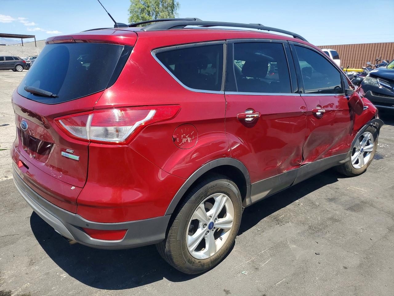 2014 Ford Escape Se Red vin: 1FMCU0G97EUE40881