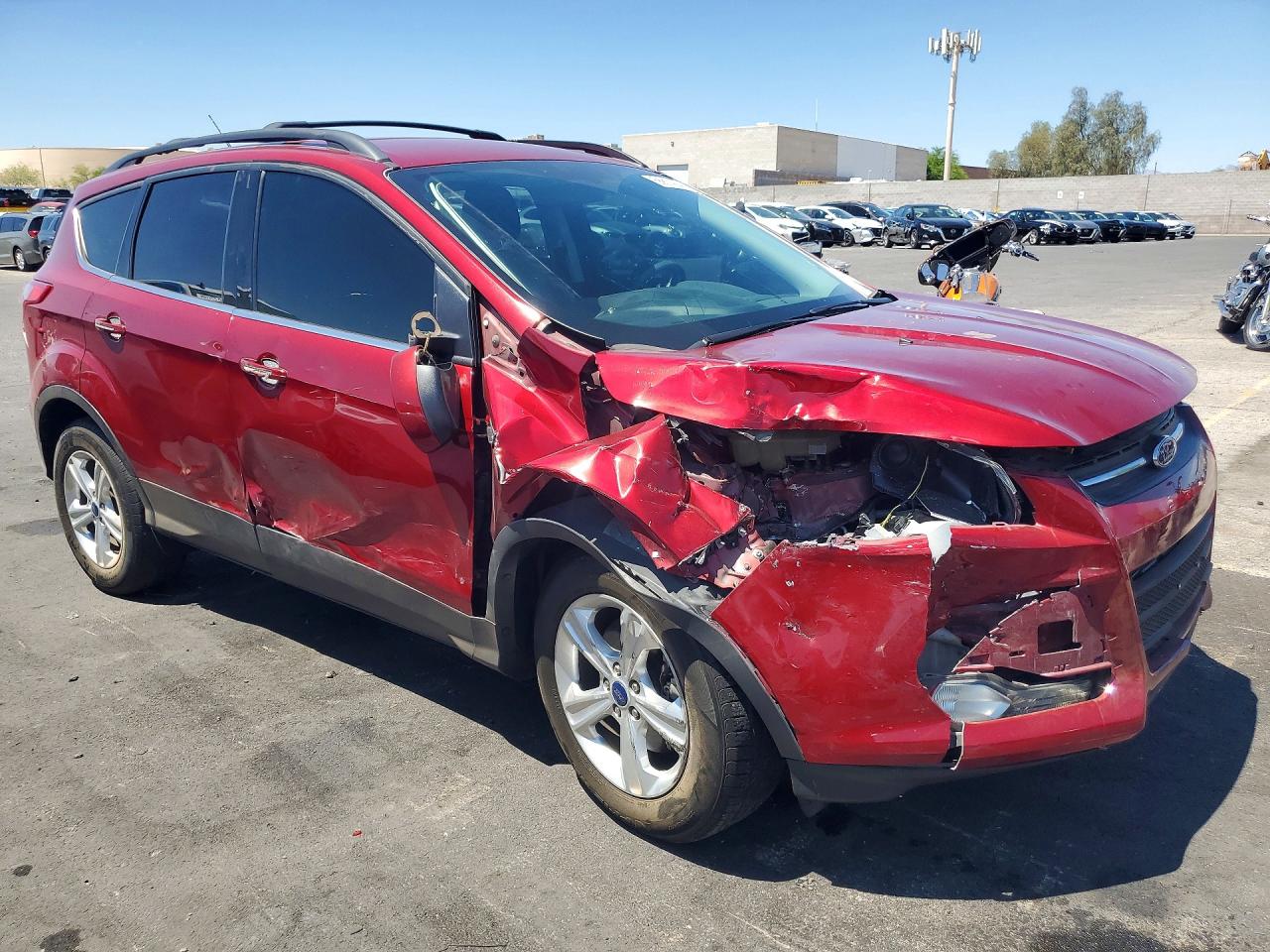 2014 Ford Escape Se Red vin: 1FMCU0G97EUE40881