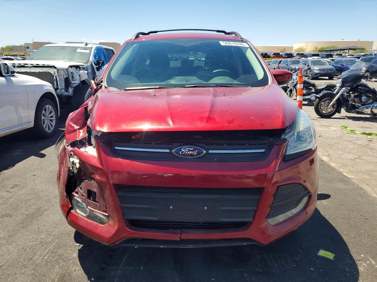 2014 Ford Escape Se Red vin: 1FMCU0G97EUE40881