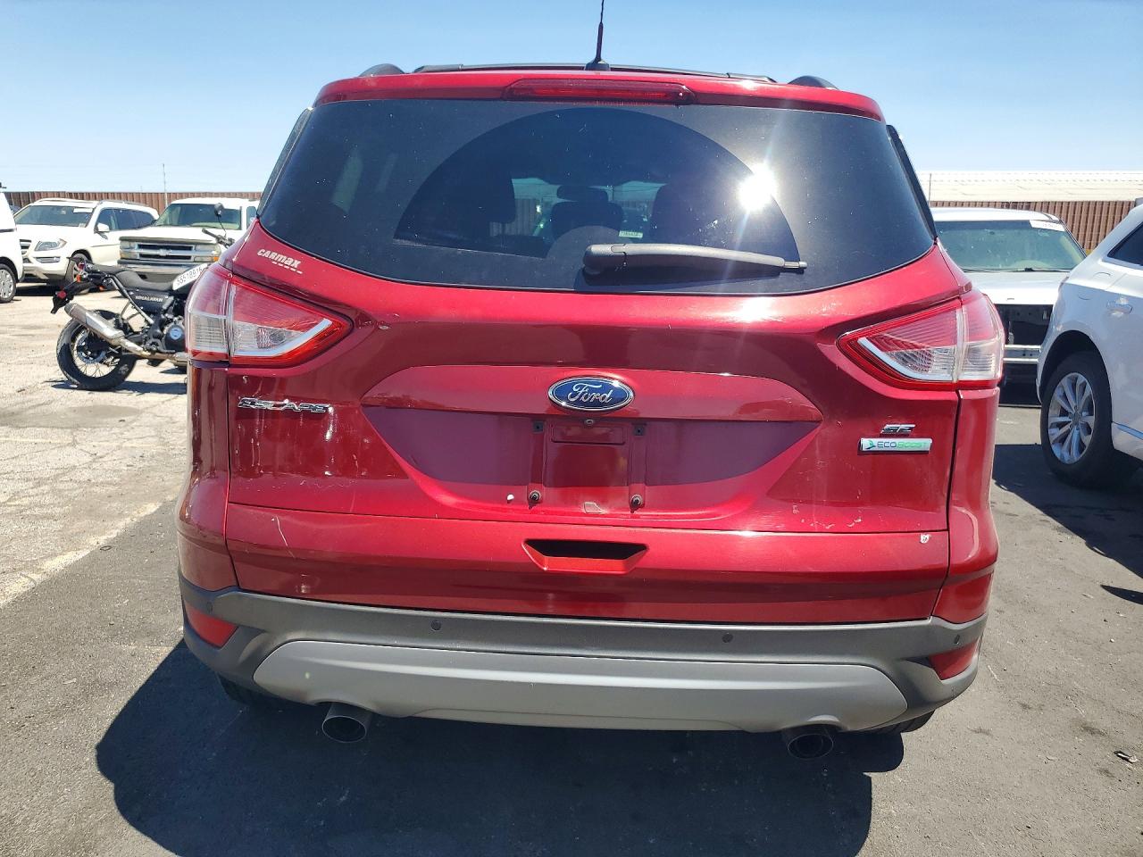 2014 Ford Escape Se Red vin: 1FMCU0G97EUE40881