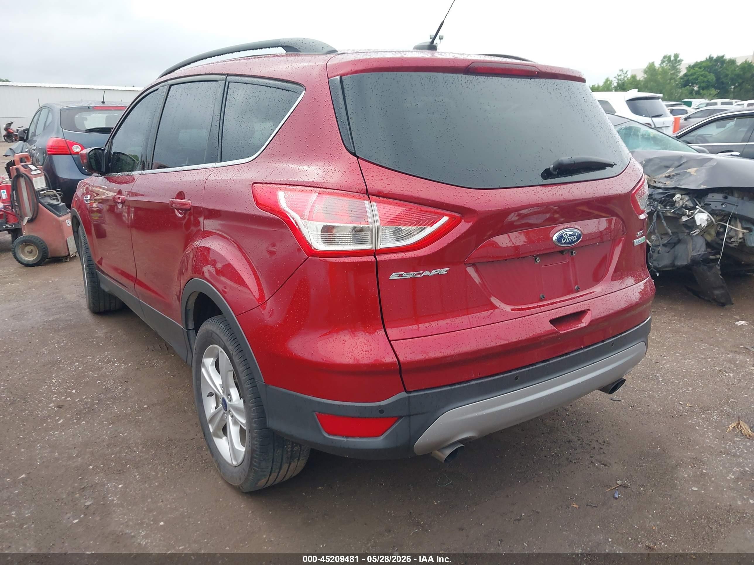 2015 Ford Escape Se Red vin: 1FMCU0G97FUA07627