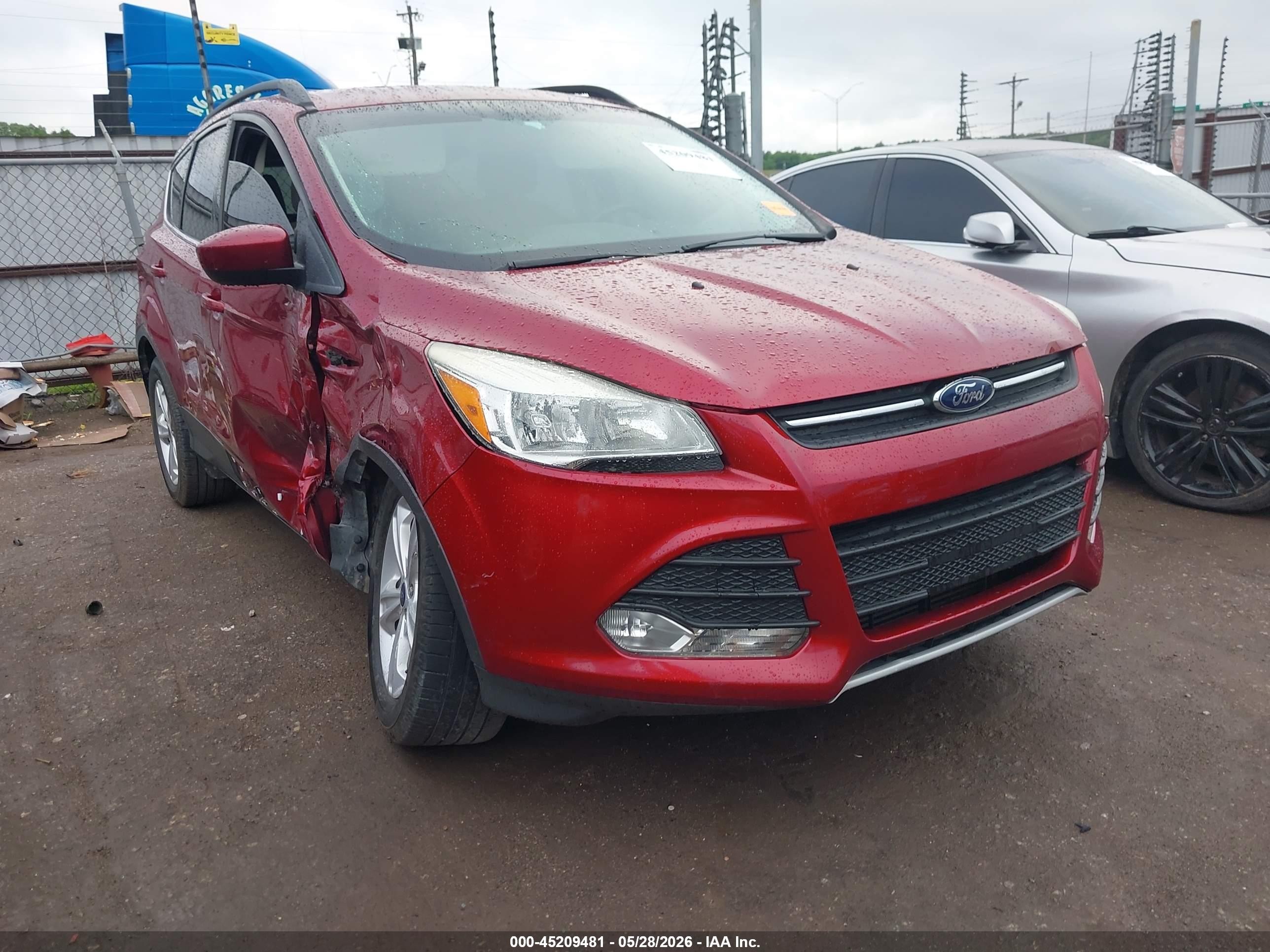 2015 Ford Escape Se Red vin: 1FMCU0G97FUA07627