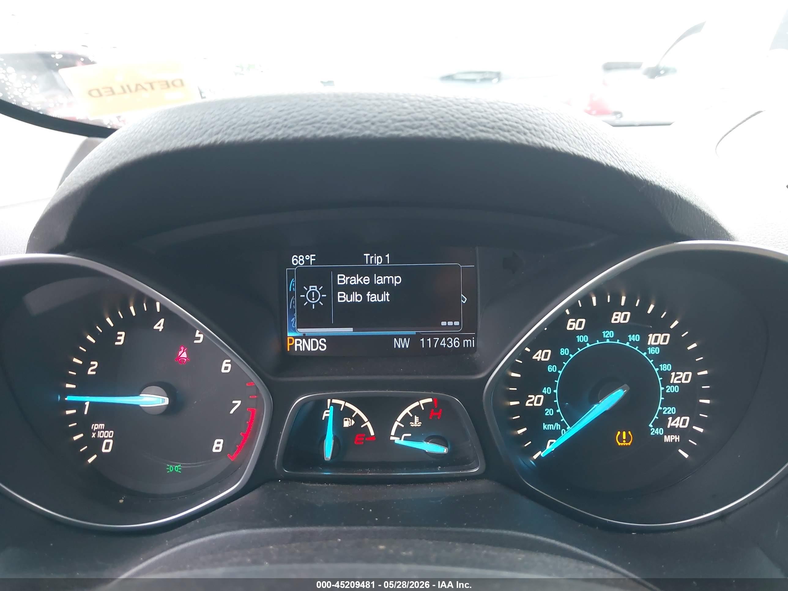 2015 Ford Escape Se Red vin: 1FMCU0G97FUA07627