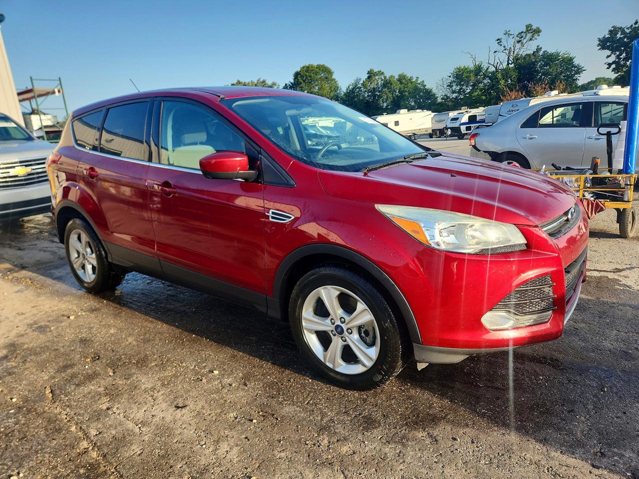 2015 Ford Escape Se Red vin: 1FMCU0G97FUA10544
