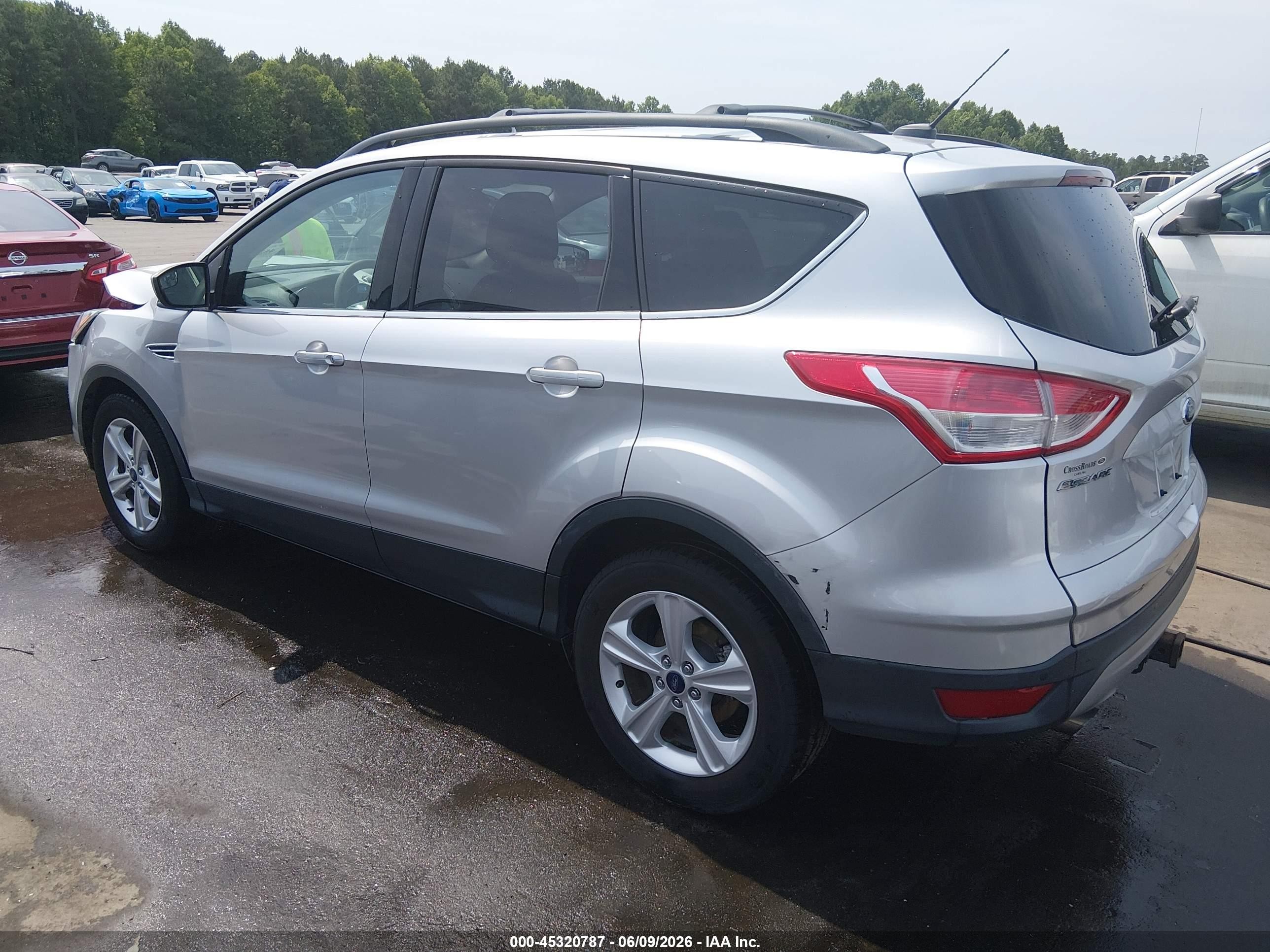 2015 Ford Escape Se Silver vin: 1FMCU0G97FUA36271