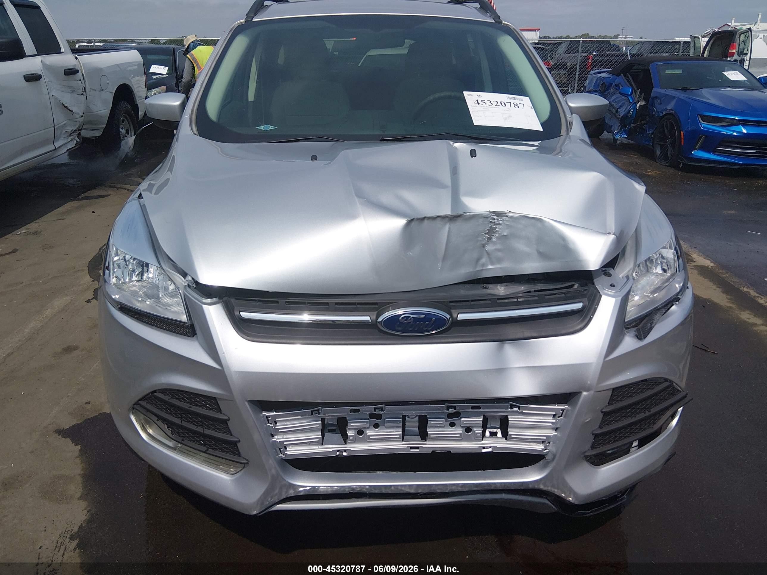 2015 Ford Escape Se Silver vin: 1FMCU0G97FUA36271