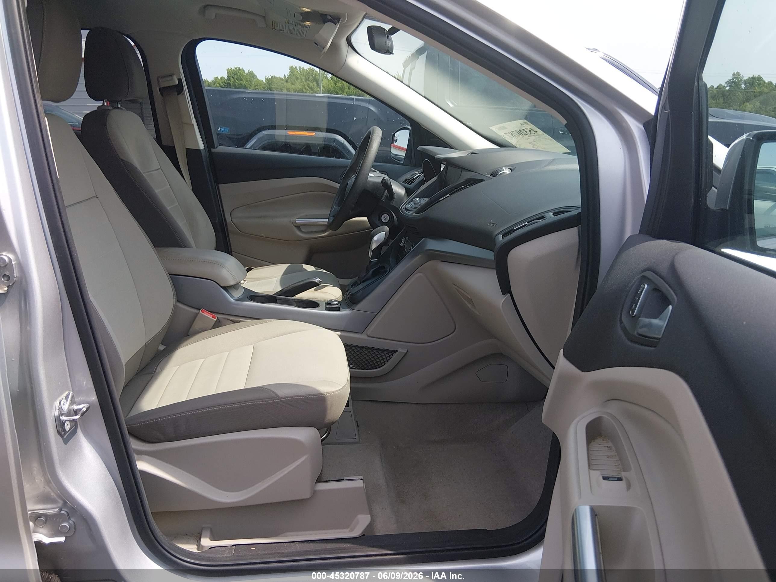 2015 Ford Escape Se Silver vin: 1FMCU0G97FUA36271